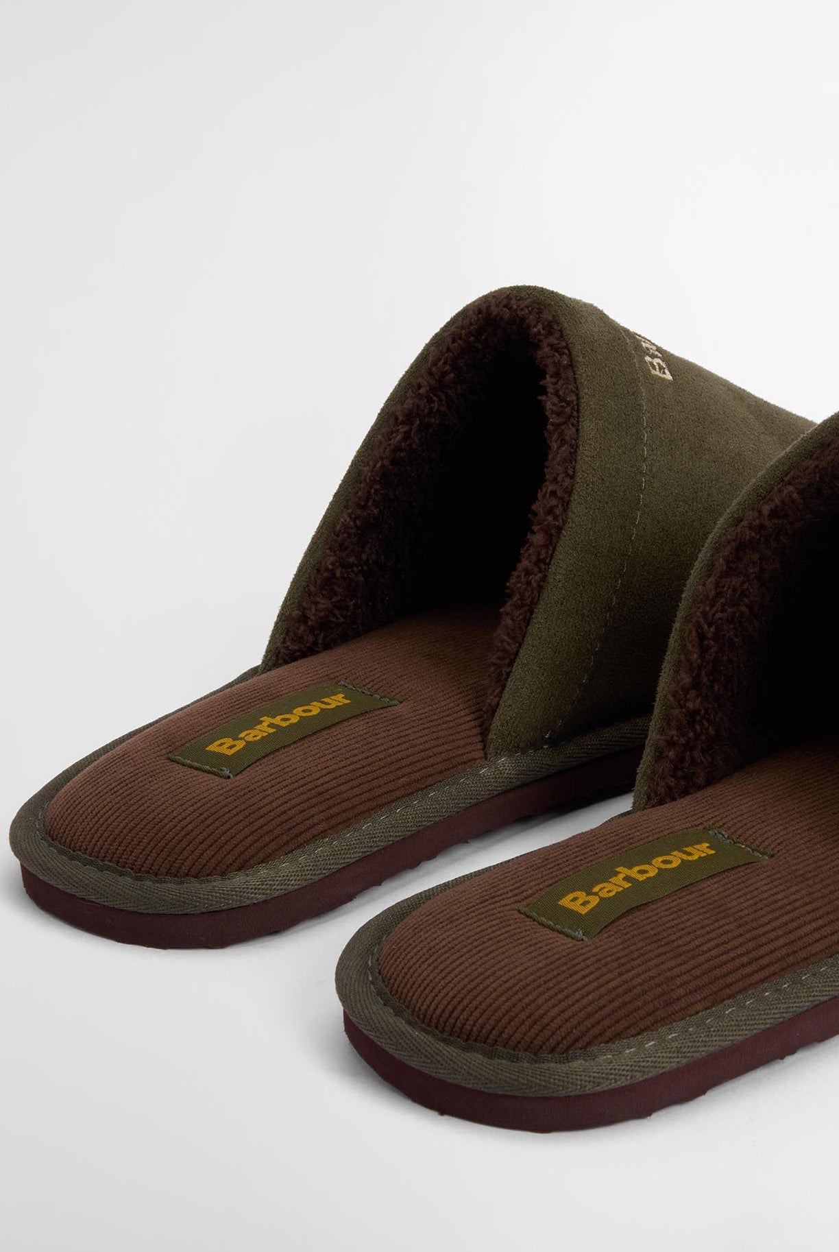 Barbour Everitt Mule Slippers - Olive