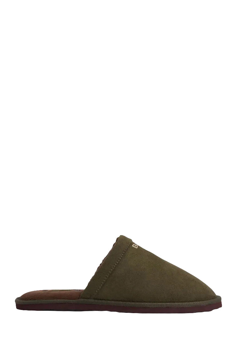 Barbour Everitt Mule Slippers - Olive
