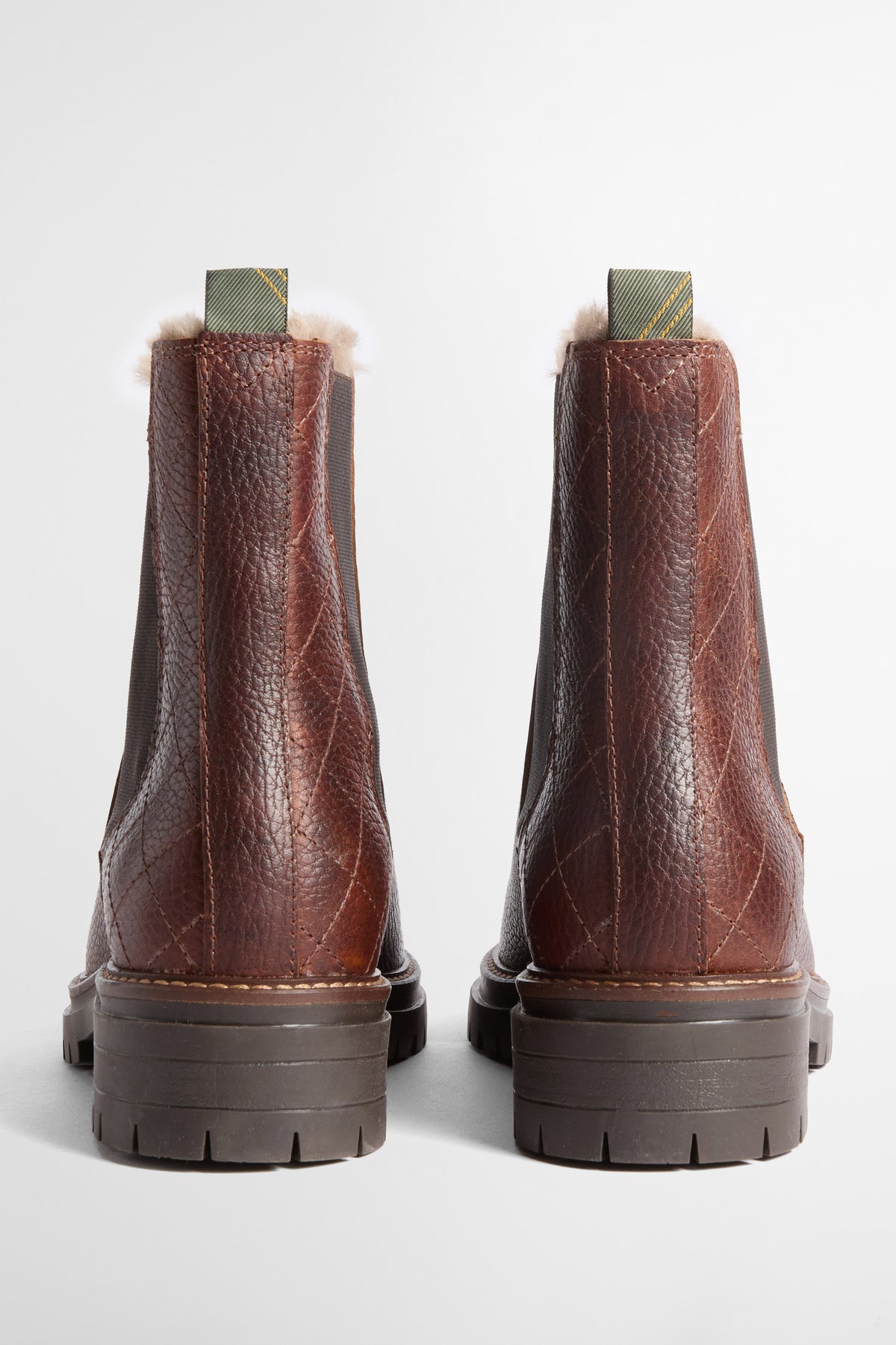 Barbour Evie Faux Fur Chelsea Boot - Brown