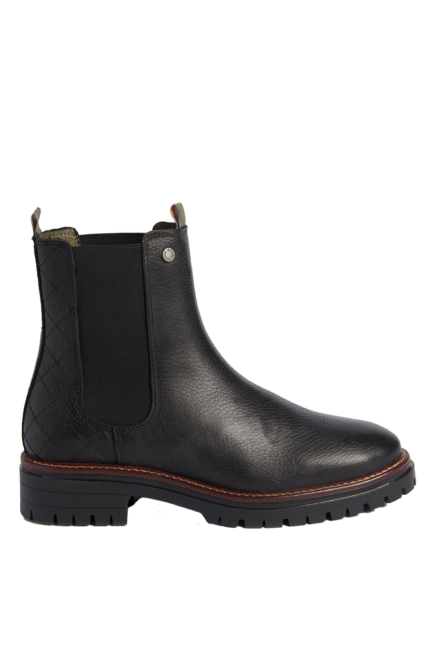 Barbour Evie Leather Boot - Black
