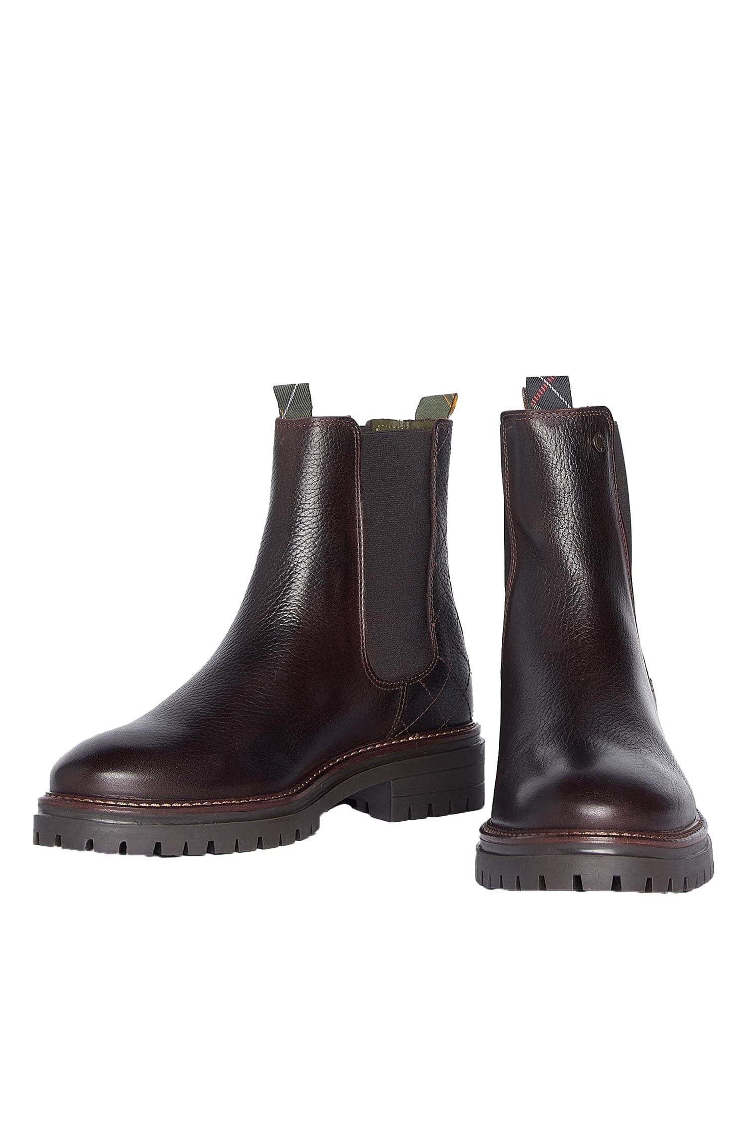 Barbour Evie Leather Boot - Brown
