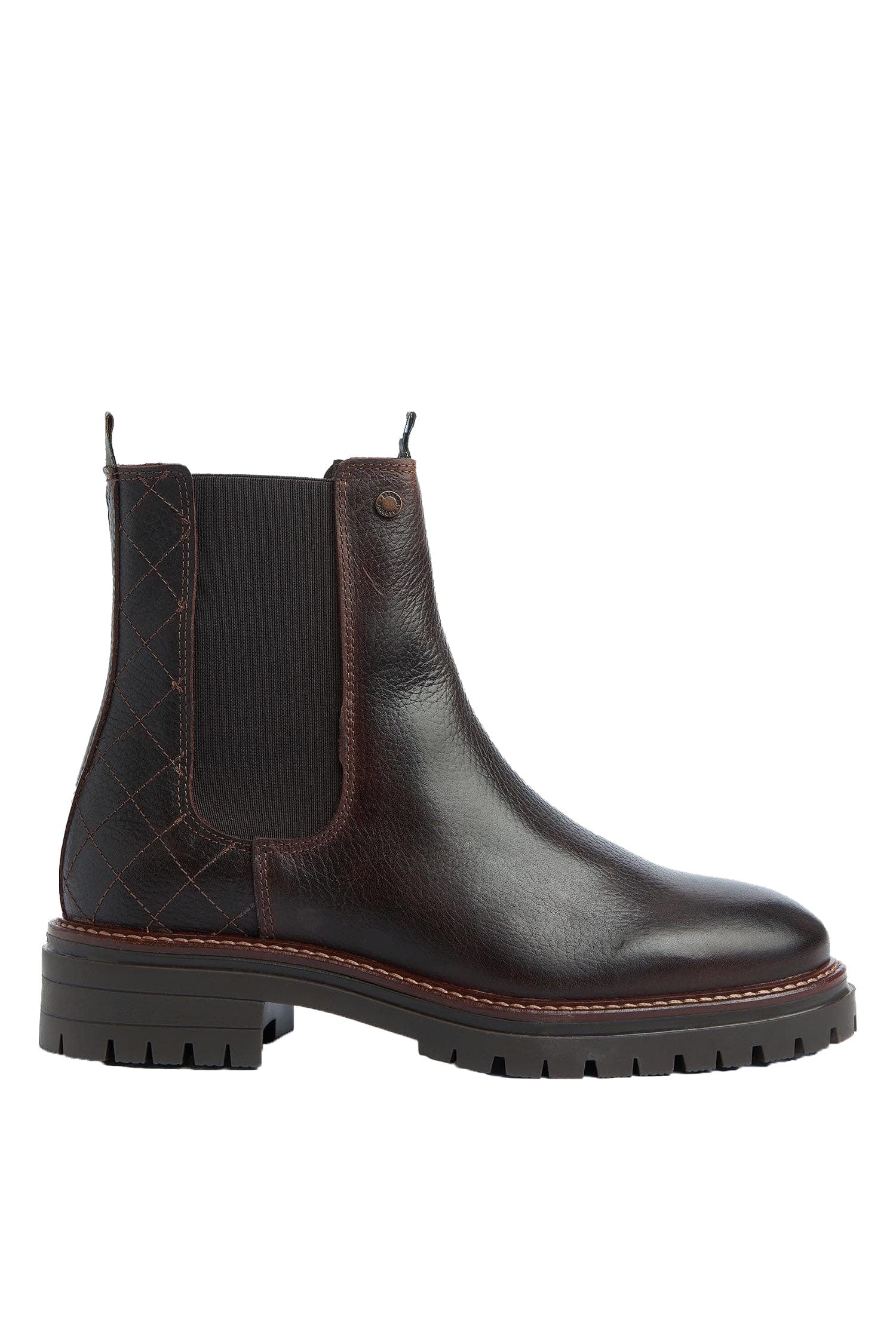 Barbour Evie Leather Boot - Brown