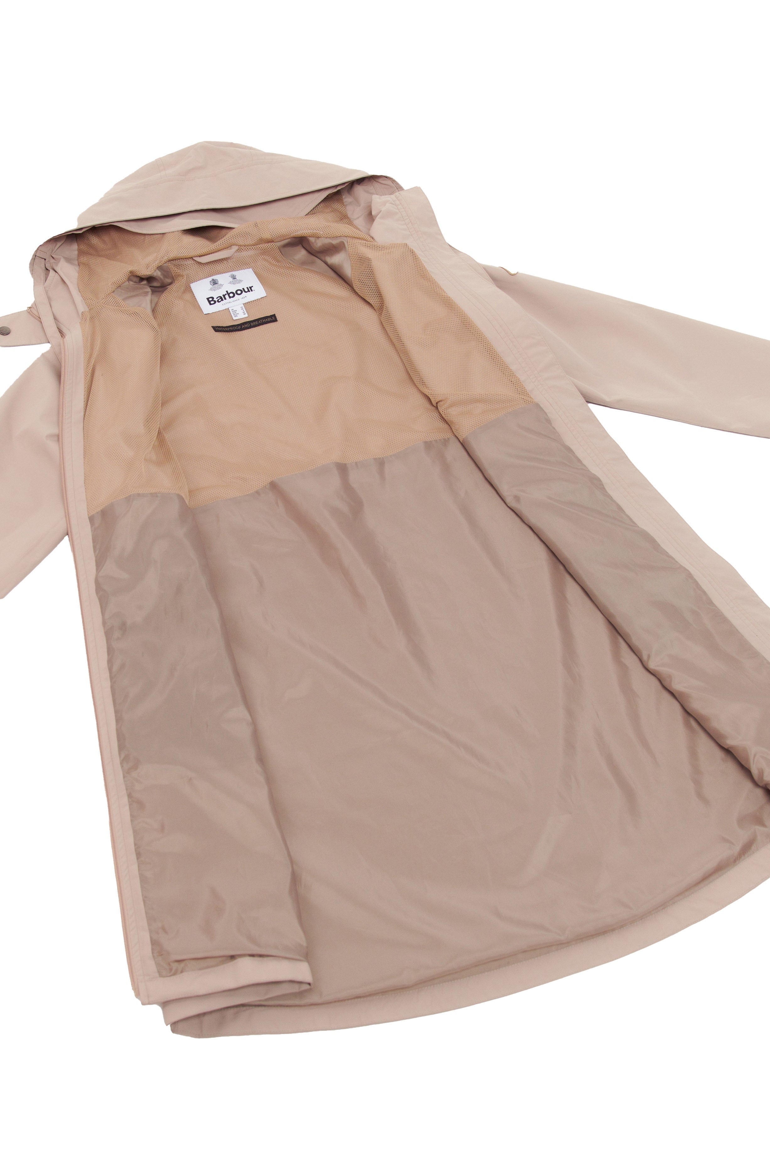 Barbour Ezili Waterproof Jacket - Light Trench