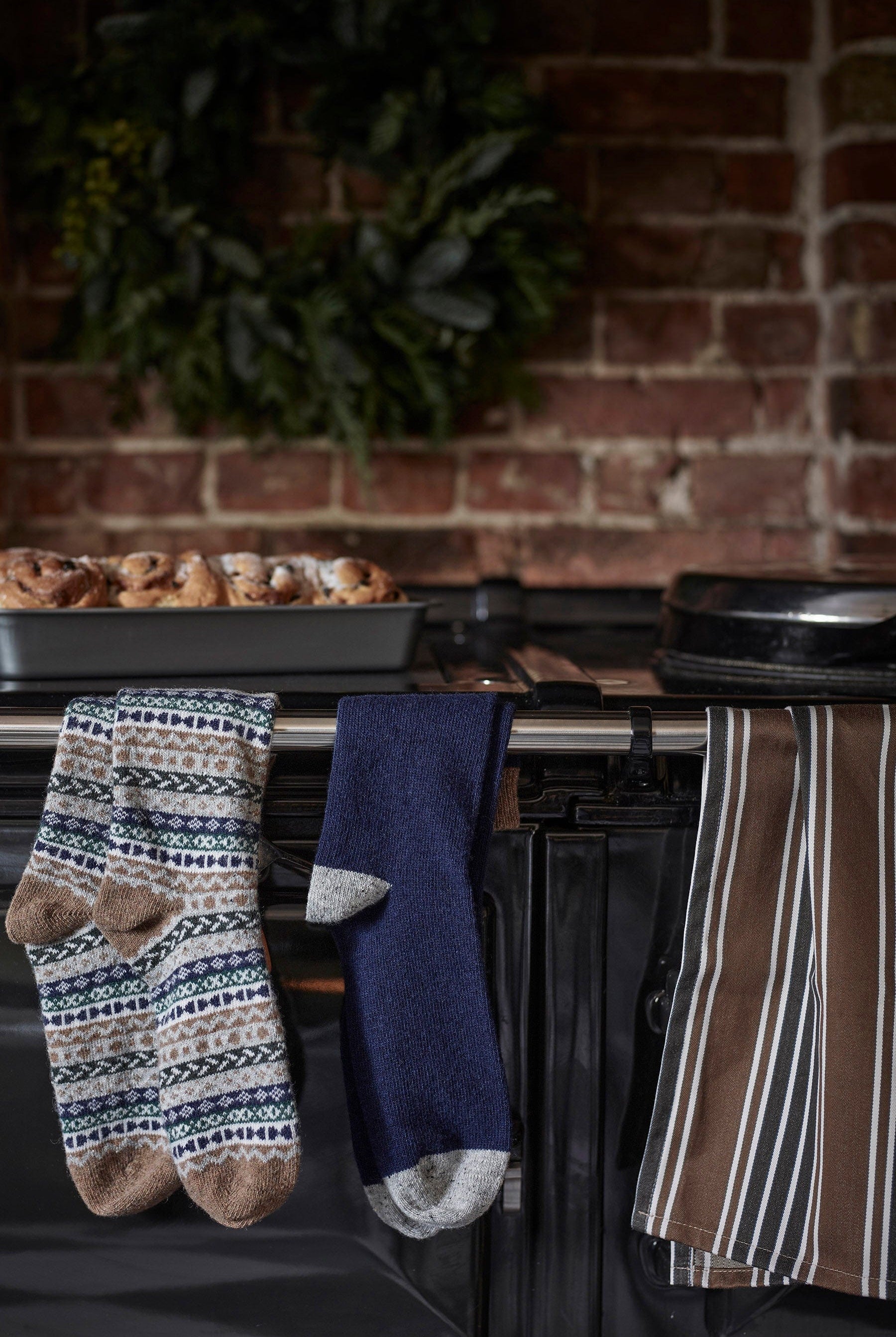 Barbour Fair Isle Sock 2 Pack - Green Loch Mix