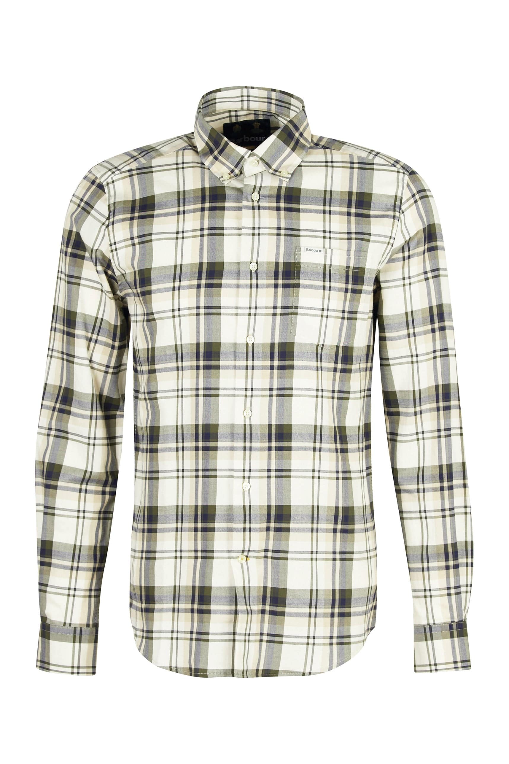 Barbour Falstone Tailored Check Shirt - Stone