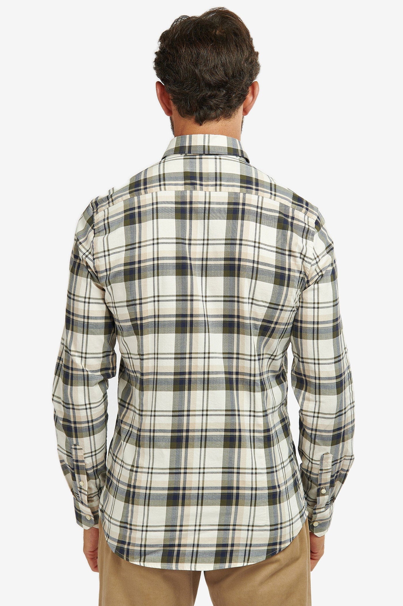 Barbour Falstone Tailored Check Shirt - Stone
