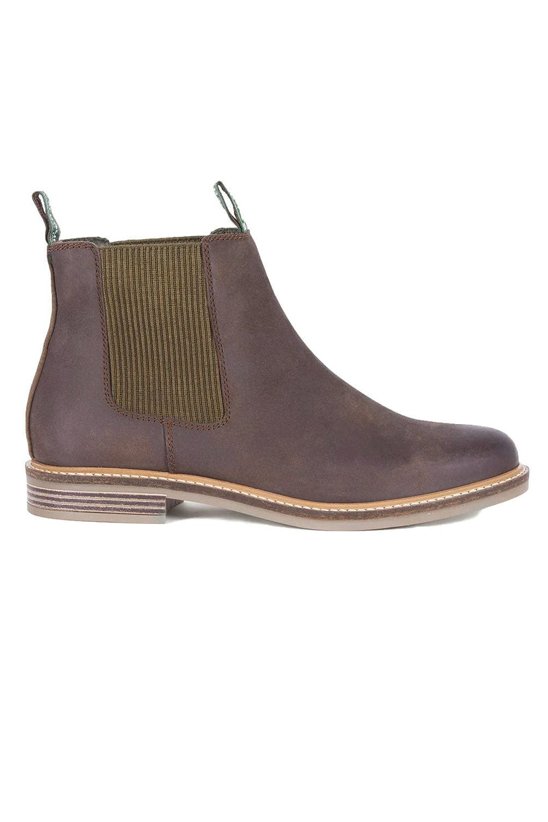 Barbour Farsley Chelsea Boots Choco Leather Potters of Buxton