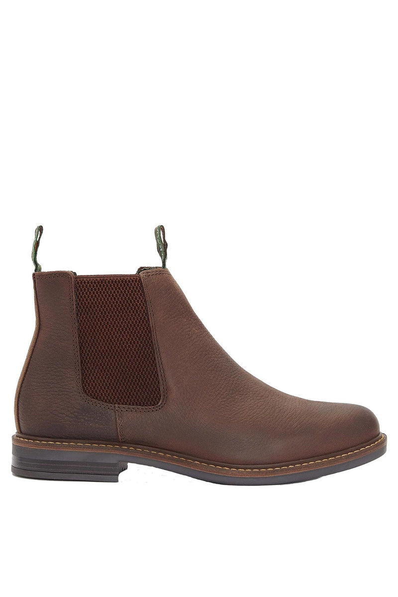 Barbour Farsley Chelsea Boots Mocha Potters of Buxton