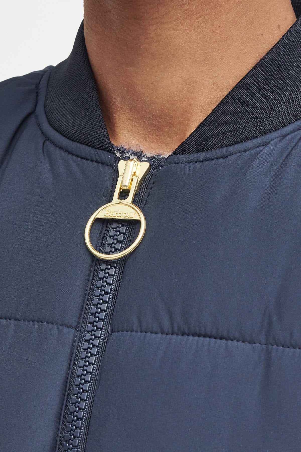 Barbour Fay Gilet - Dark Navy/Military Brown/Light Sand