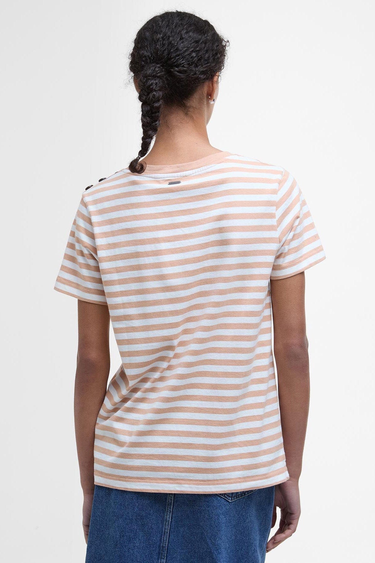 Barbour Ferryside Stripe T-Shirt - Toast