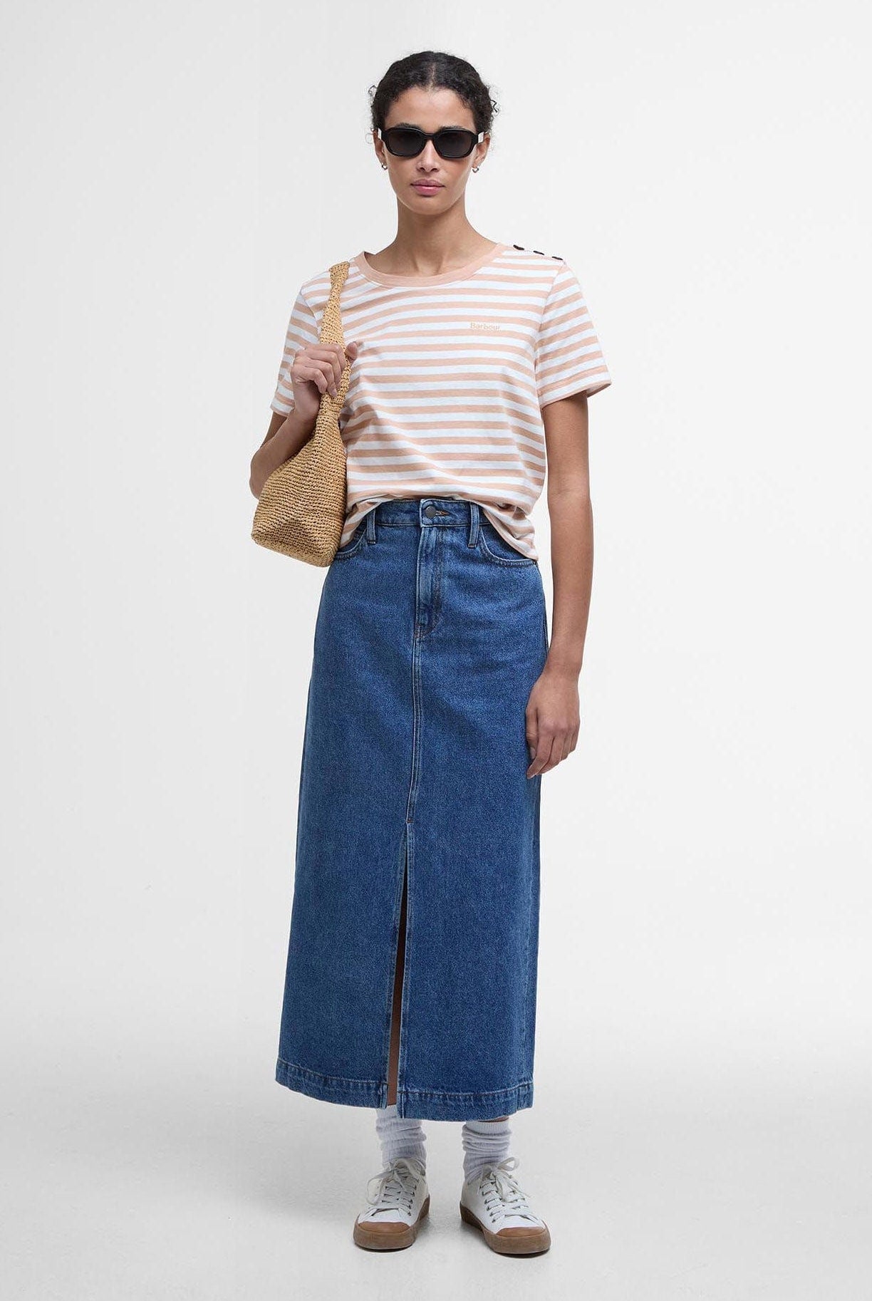 Barbour Ferryside Stripe T-Shirt - Toast