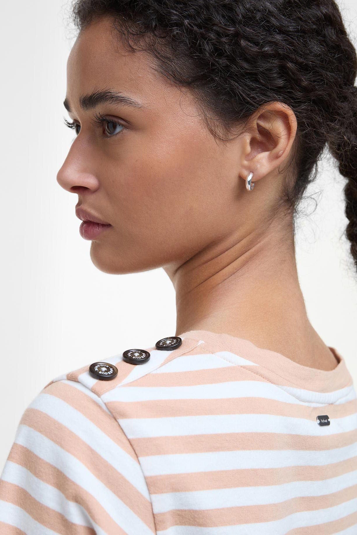 Barbour Ferryside Stripe T-Shirt - Toast