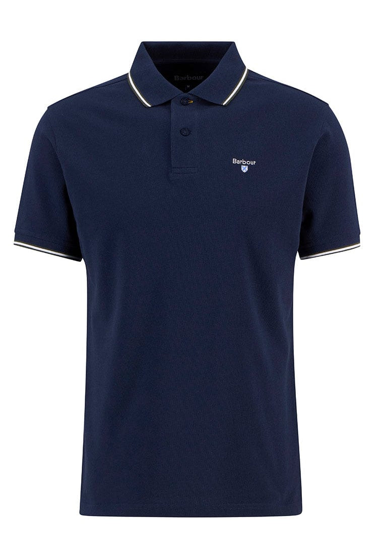 Barbour Fielding Tailored Polo - Navy