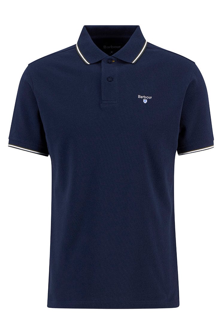 Barbour Fielding Tailored Polo - Navy