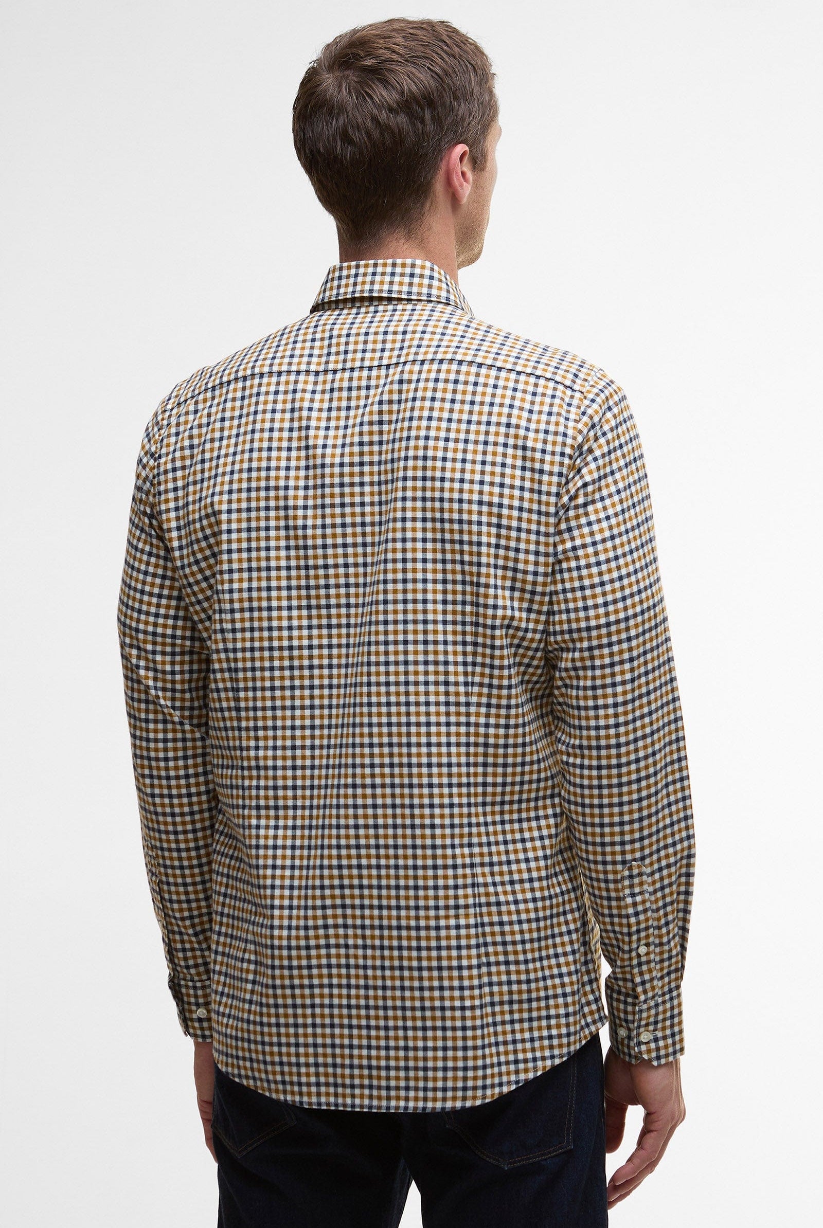Barbour Finkle Tailored Gingham Shirt - Copper