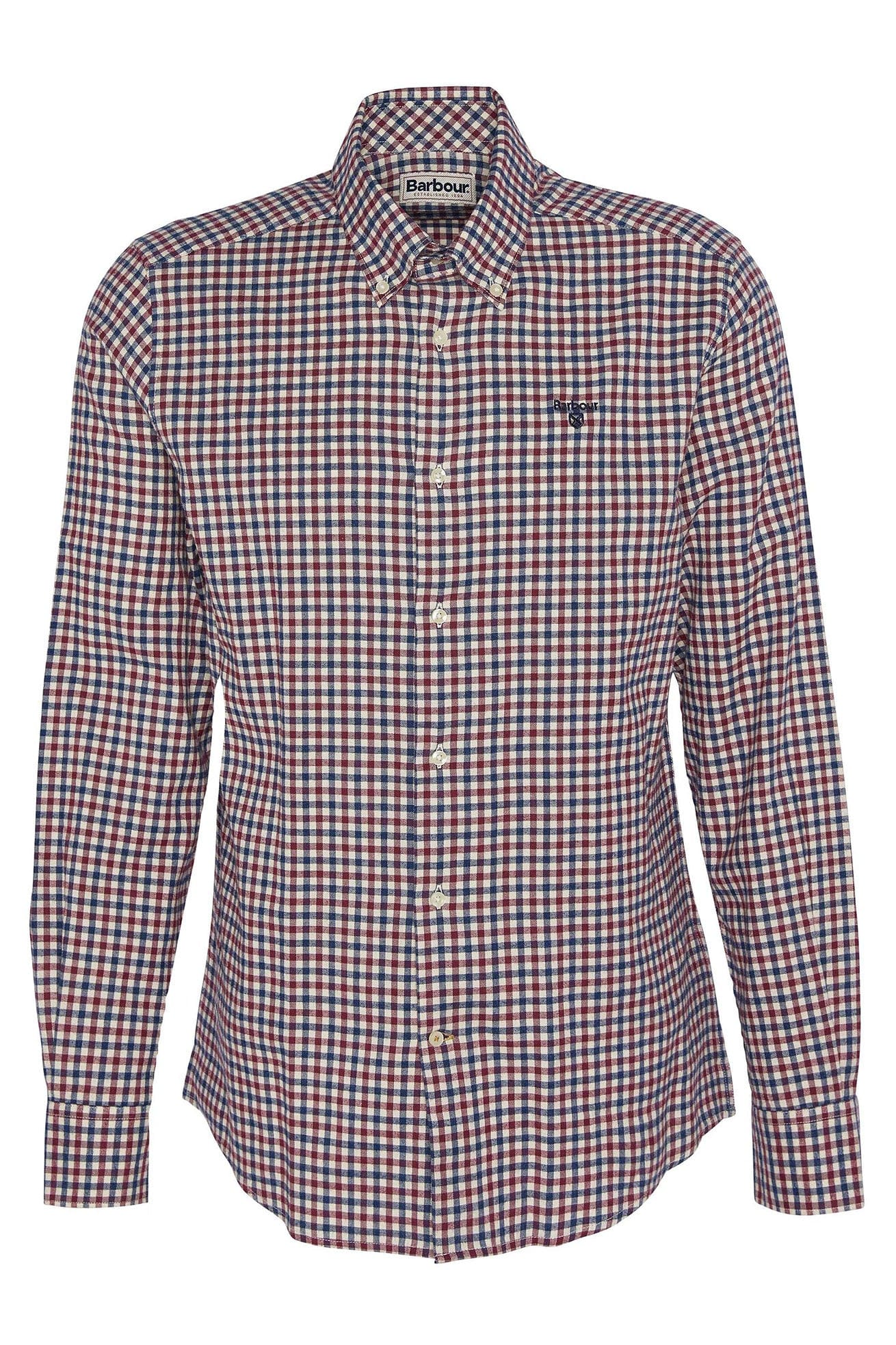 Barbour Finkle Tailored Gingham Shirt - Merlot