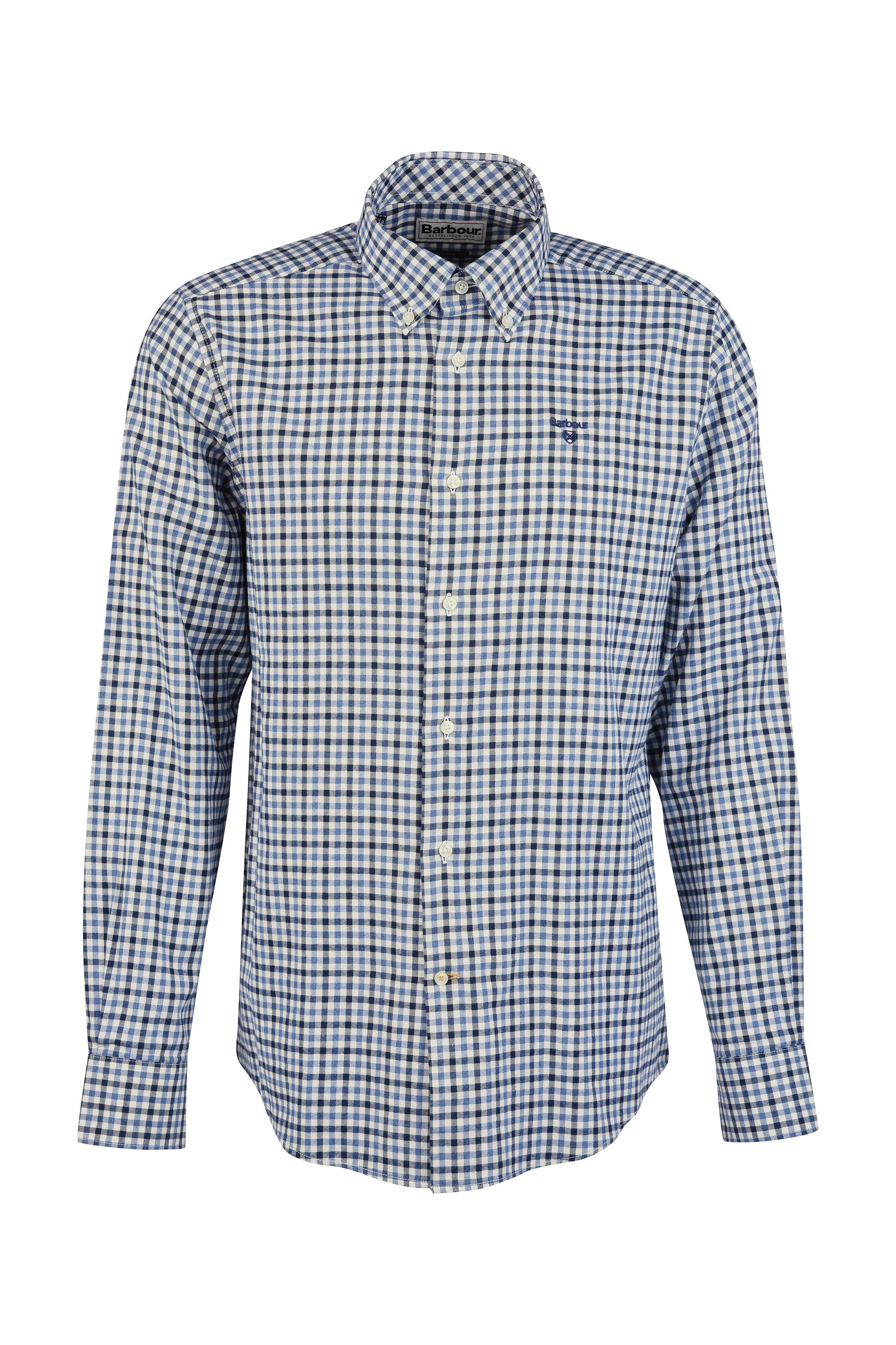 Barbour Finkle Tartan Flannel Shirt - Navy