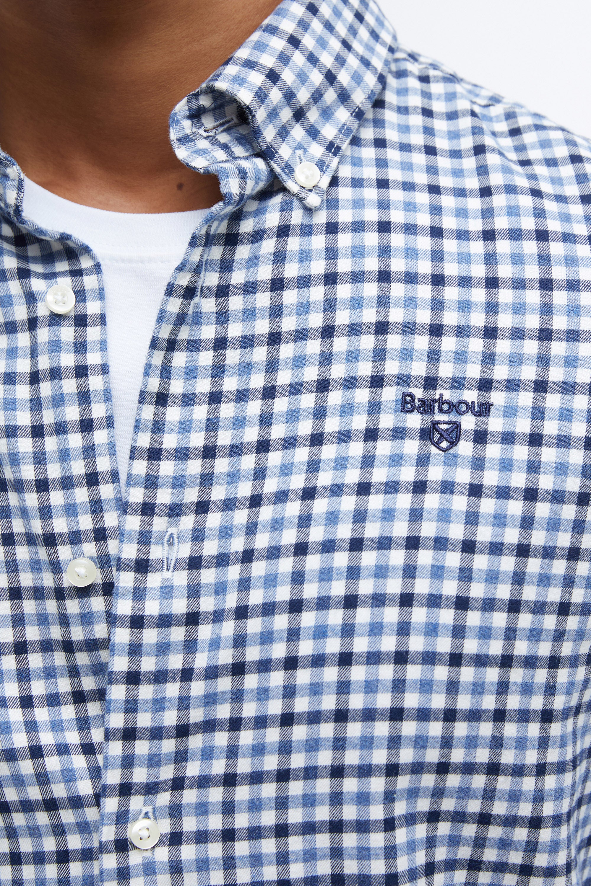 Barbour Finkle Tartan Flannel Shirt - Navy