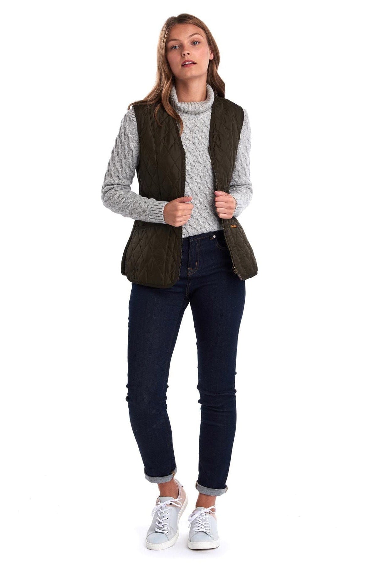 Barbour Fleece Betty Liner - Dark Olive