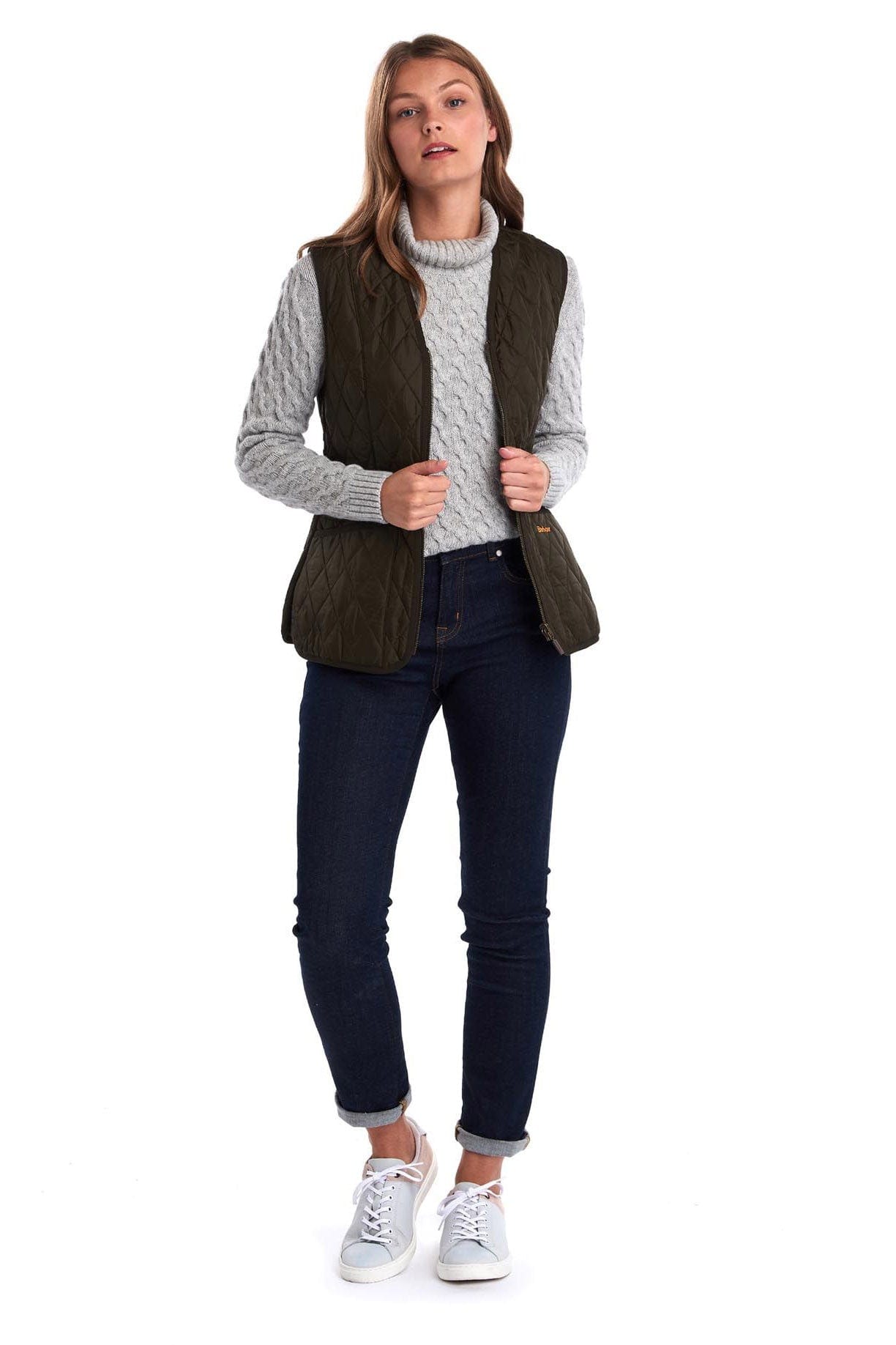 Barbour Fleece Betty Liner - Dark Olive