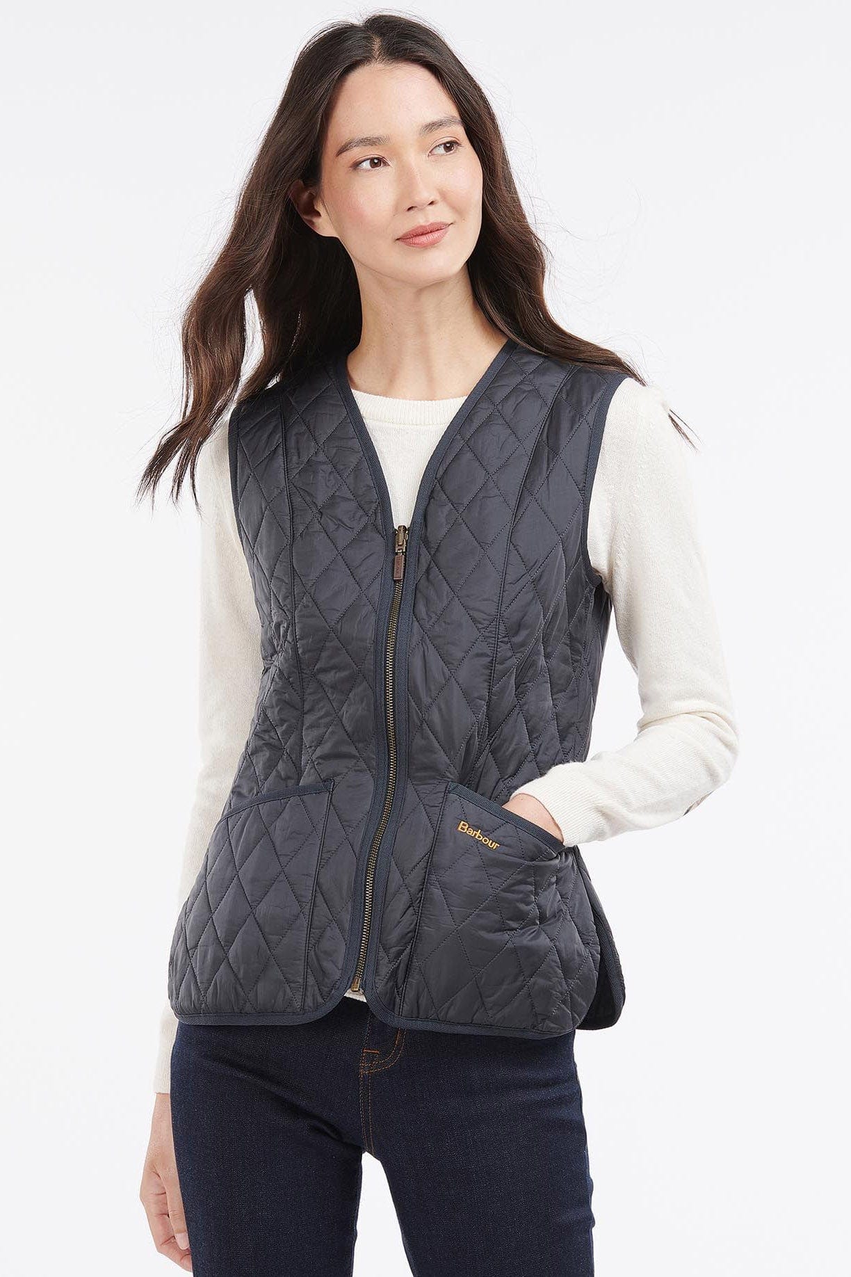 Barbour Fleece Betty Liner - Navy