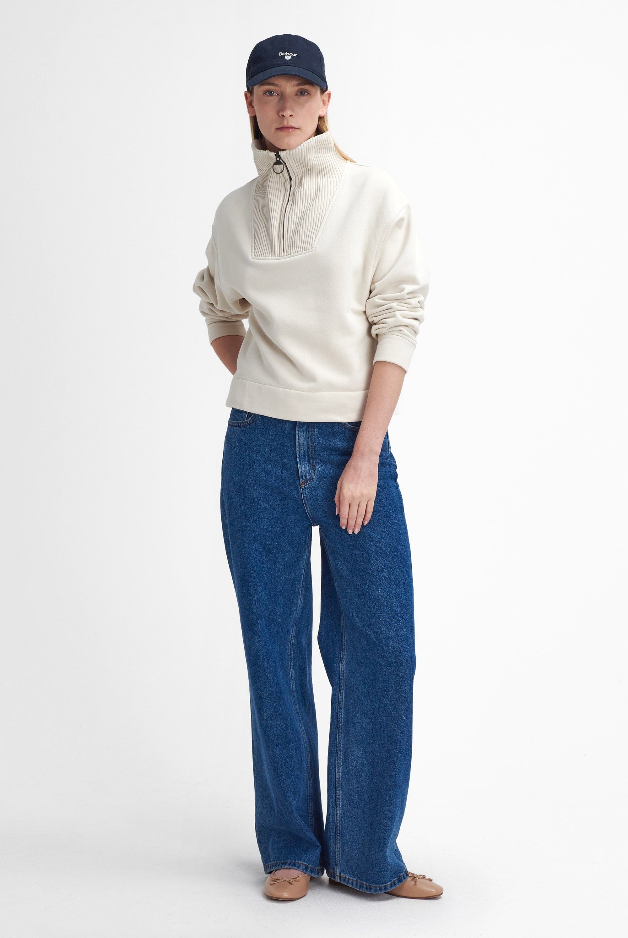 Barbour Fleur Sweatshirt - Ecru