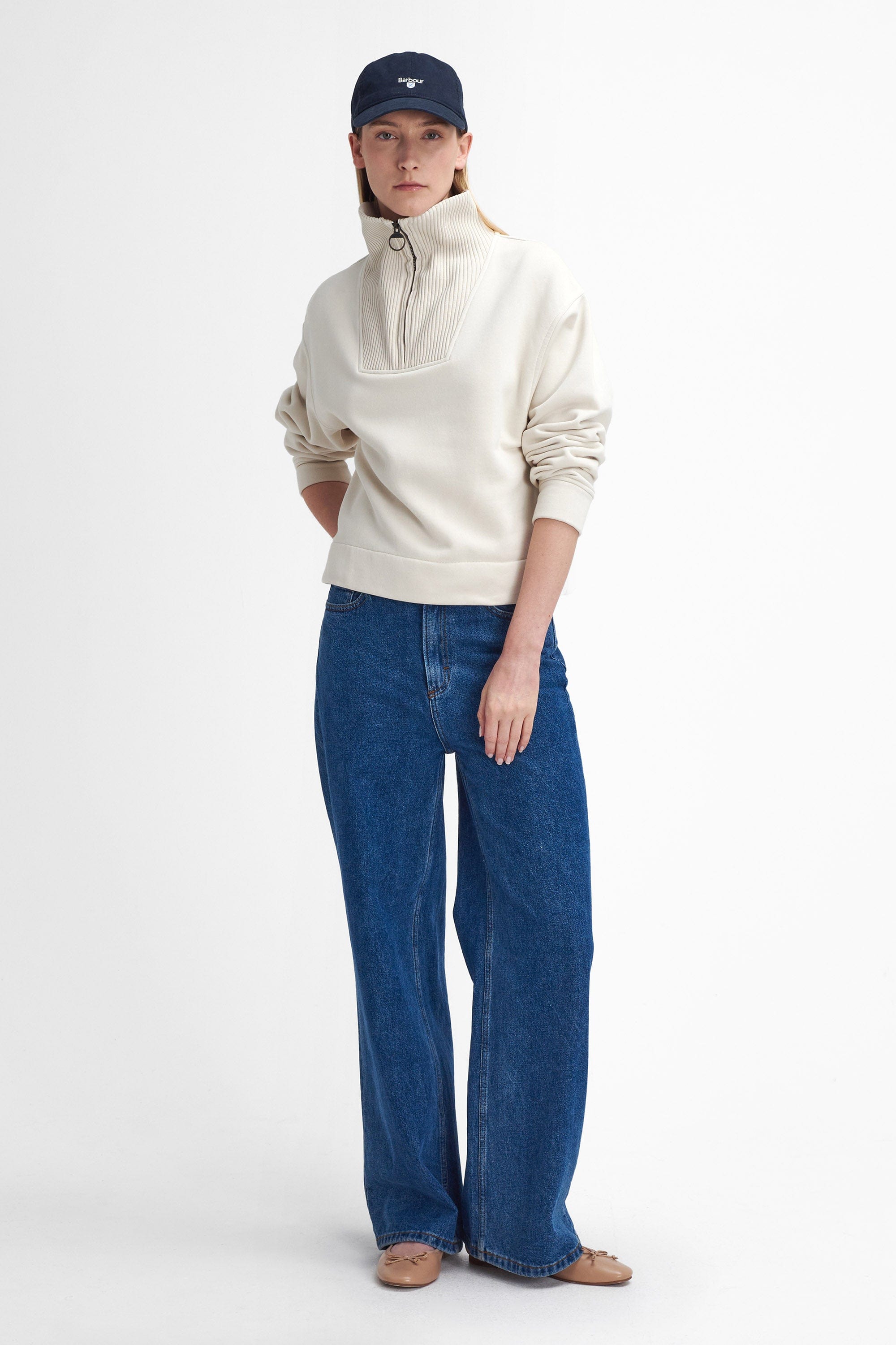 Barbour Fleur Sweatshirt - Ecru