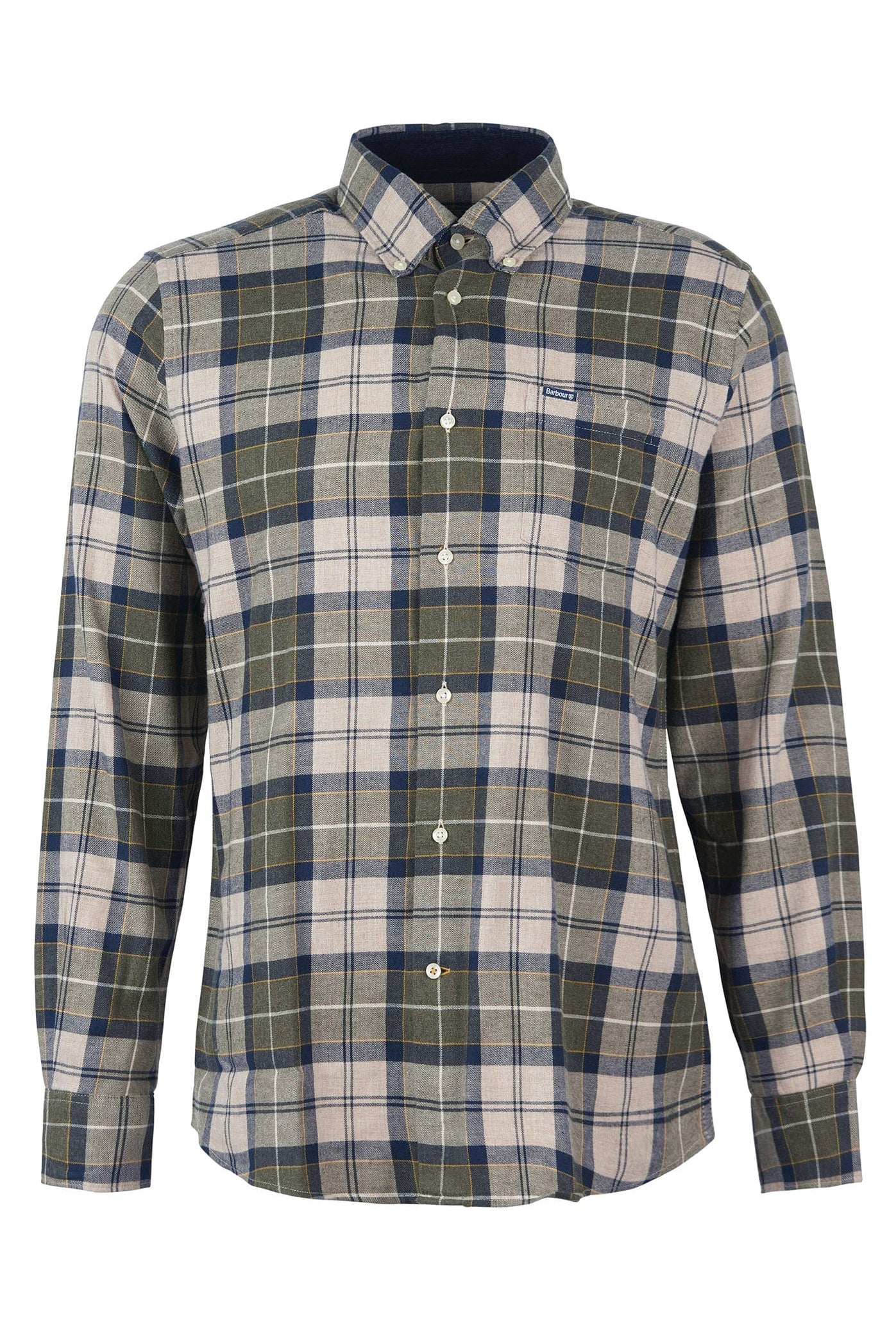 Barbour Fortrose Tailored Tartan Shirt - Forest Mist