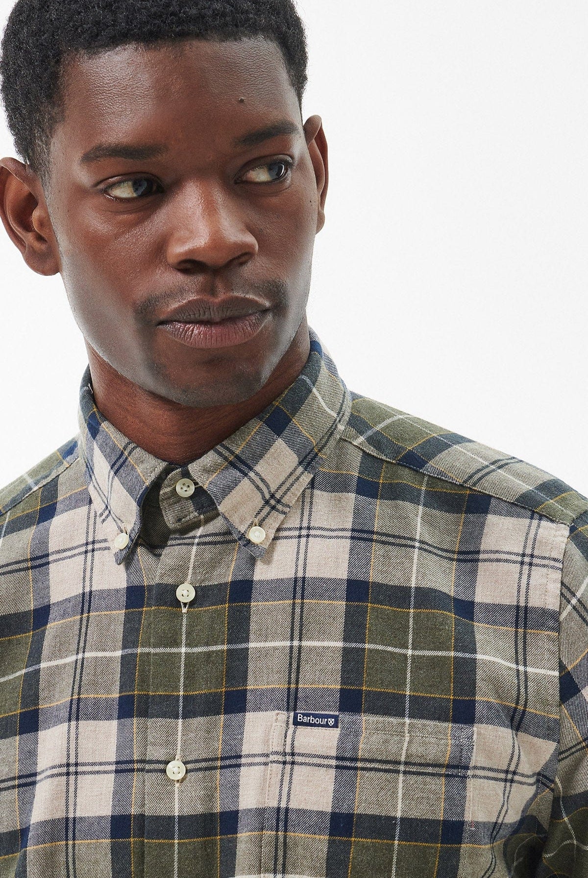 Barbour Fortrose Tailored Tartan Shirt - Forest Mist