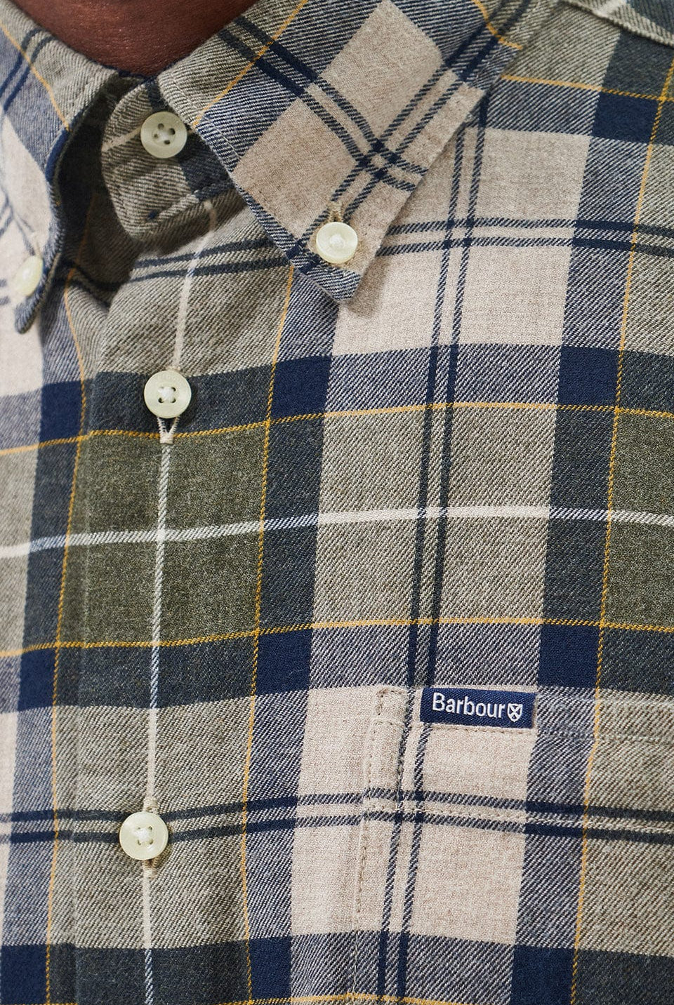 Barbour Fortrose Tailored Tartan Shirt - Forest Mist