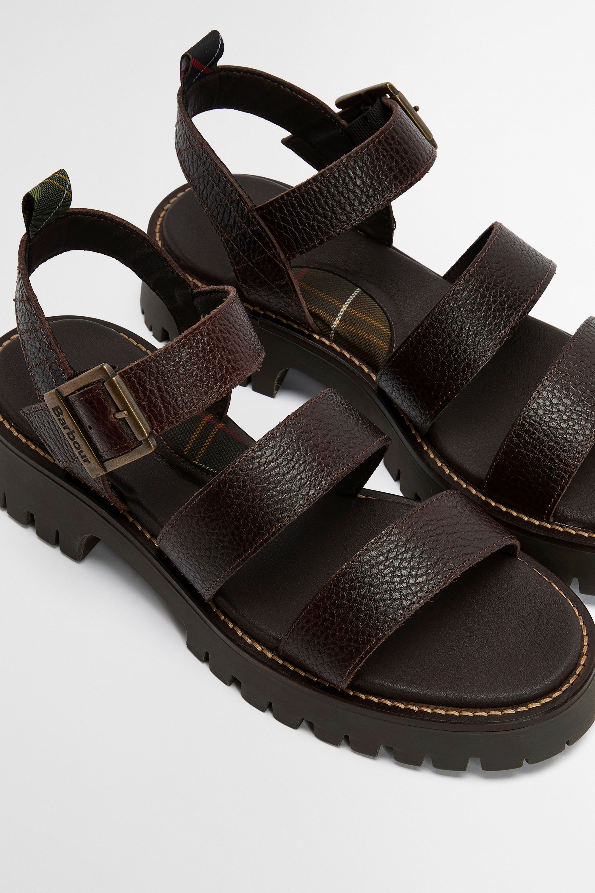 Barbour Gabby Sandal - Dark Brown