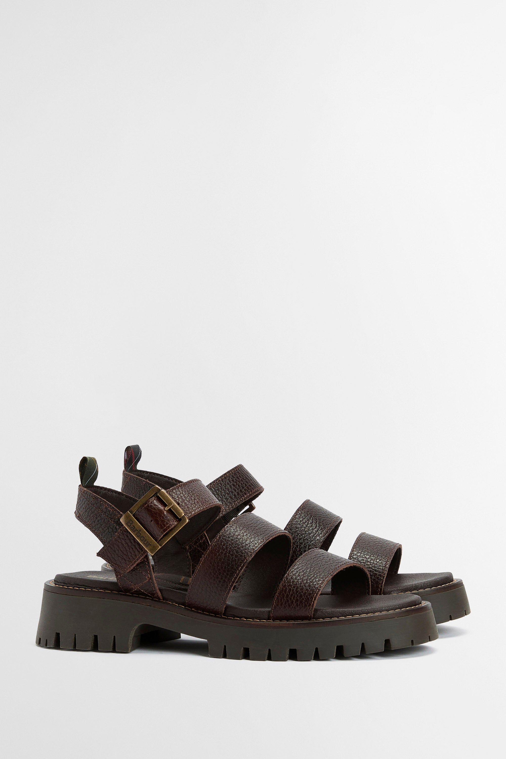 Barbour Gabby Sandal - Dark Brown