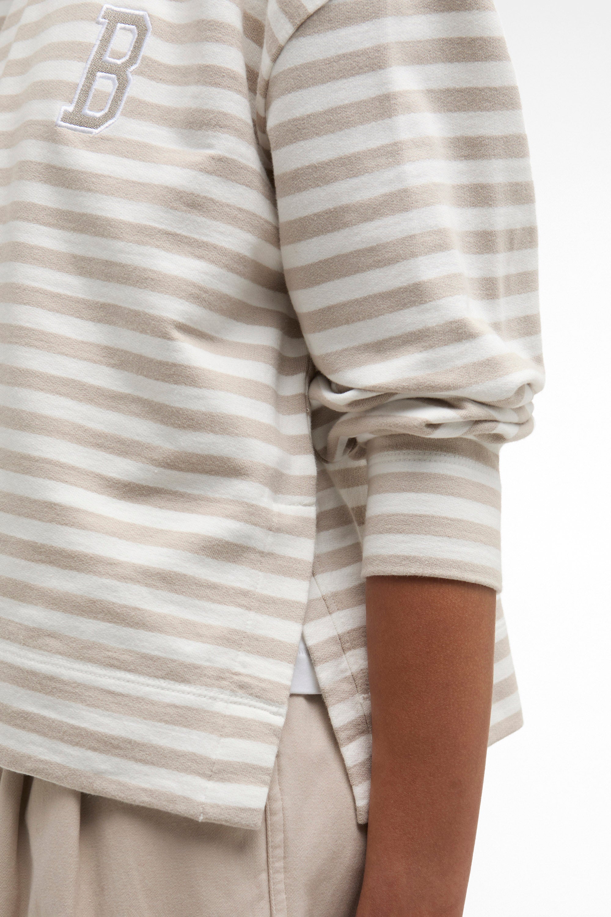 Barbour Gabby Sweatshirt - Mist Stripe