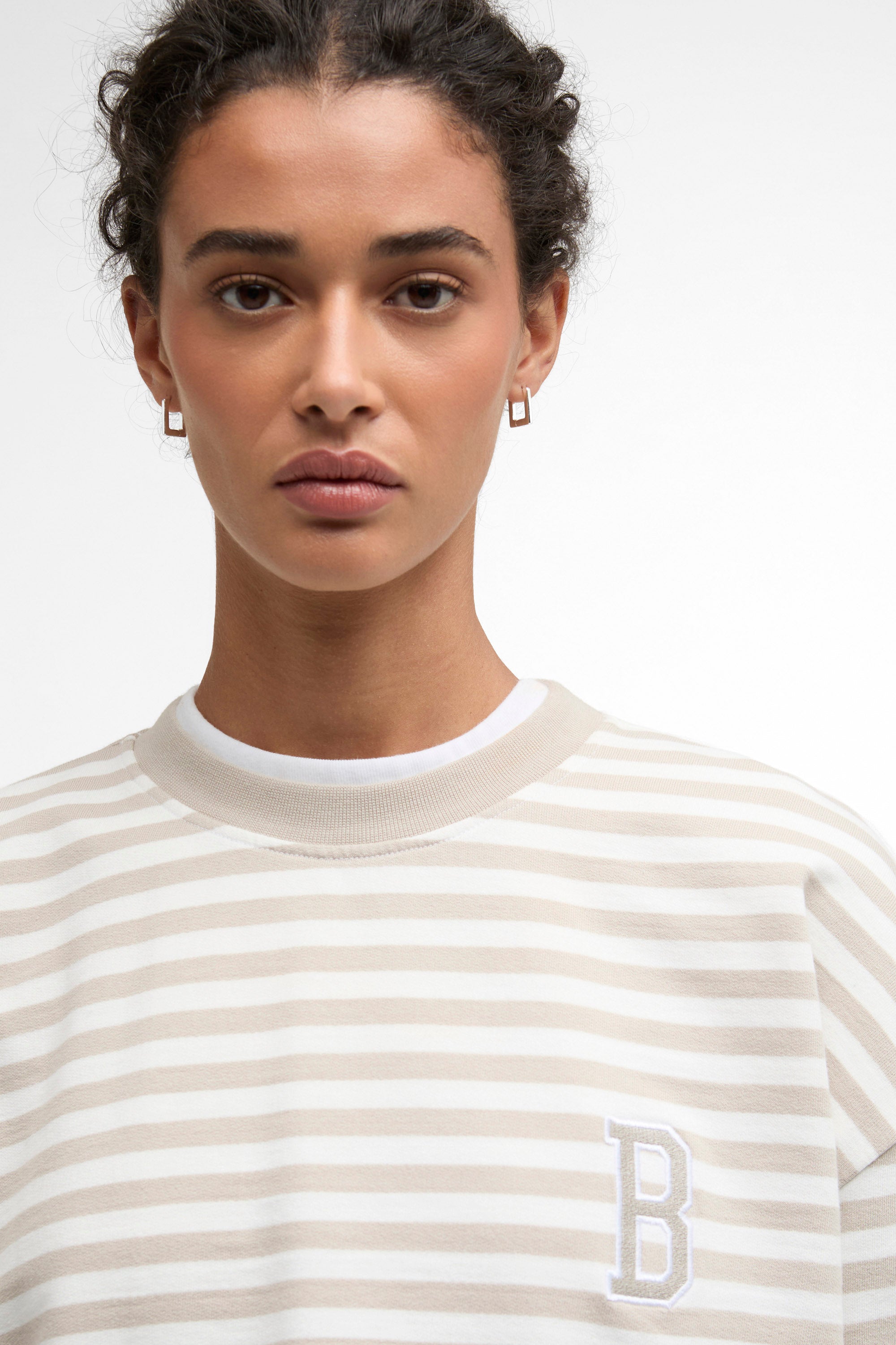 Barbour Gabby Sweatshirt - Mist Stripe