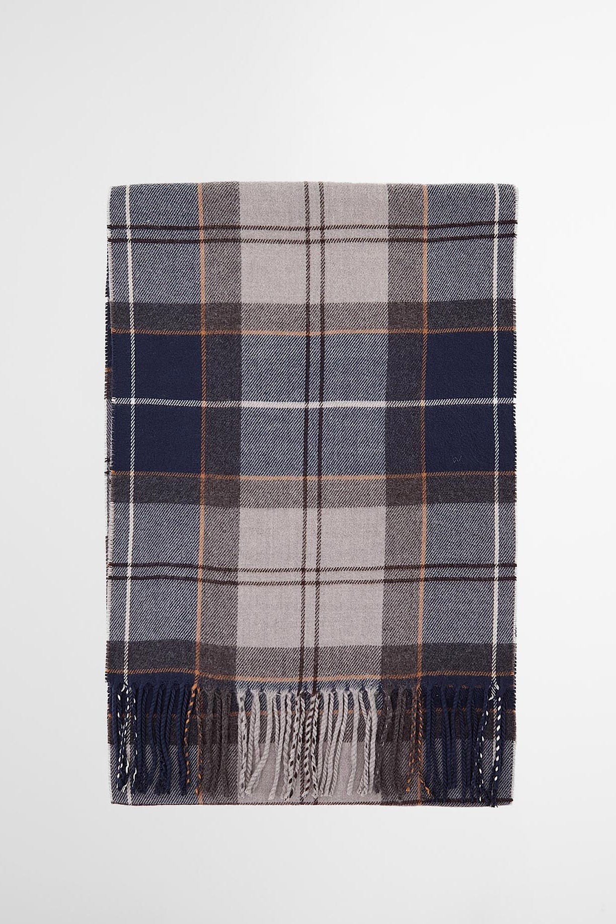 Barbour Gallingdale Tartan Scarf - Grey Midnight Tartan USC0300_TN38_OS