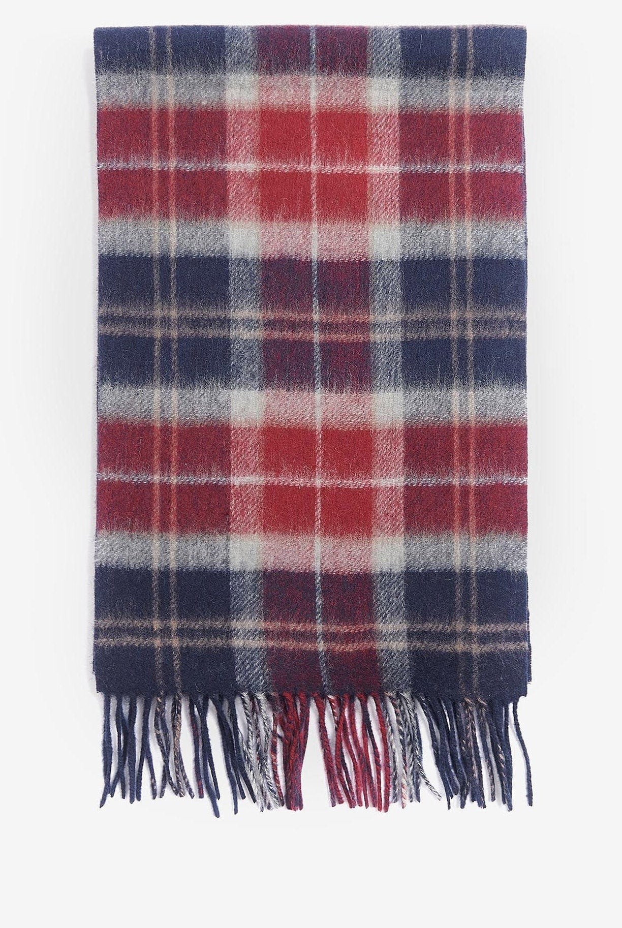 Barbour Galston Tartan Scarf - Cranberry Tartan USC0362_RE75_OS