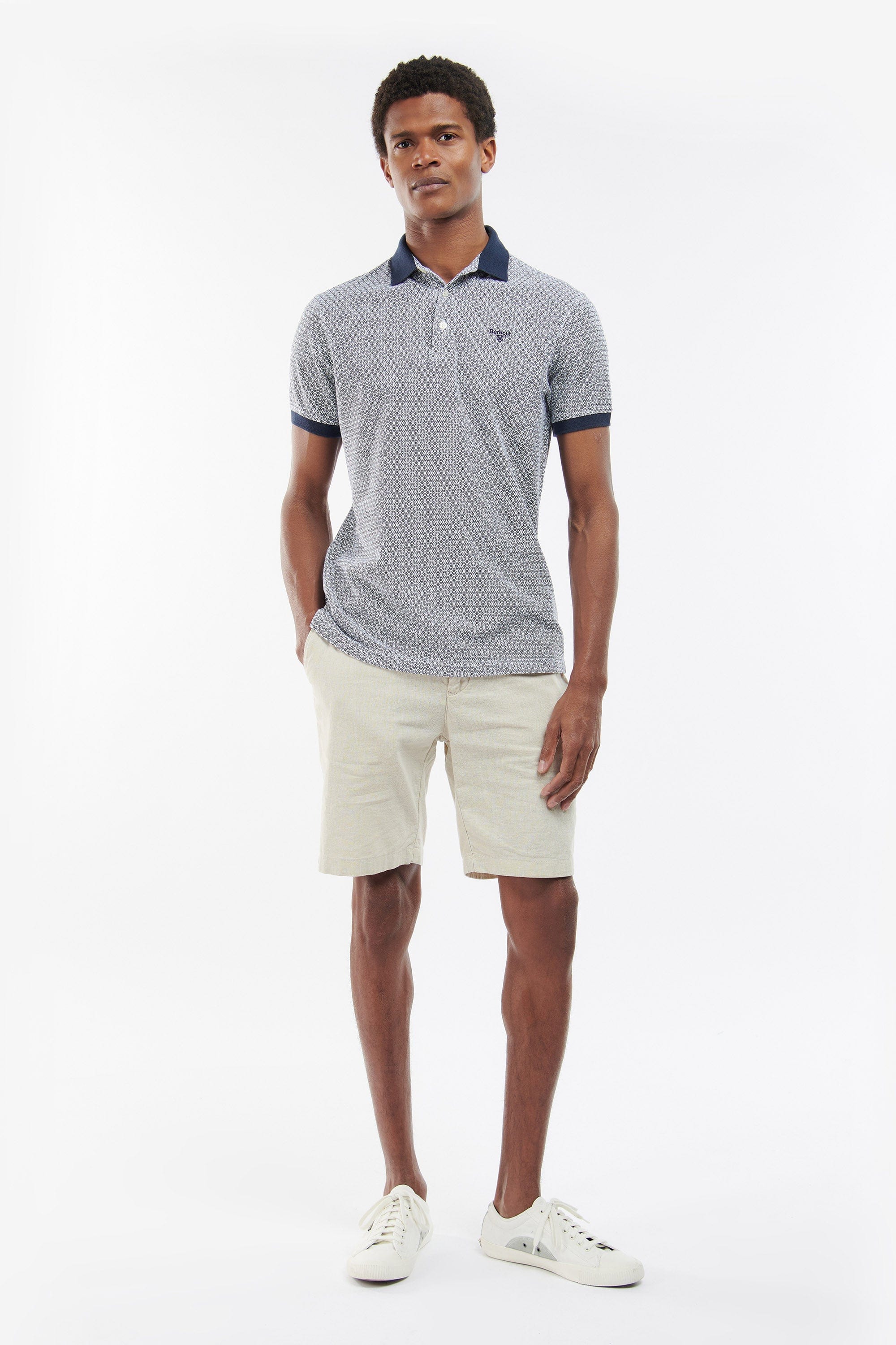 Barbour Gateside Polo - Blue/White