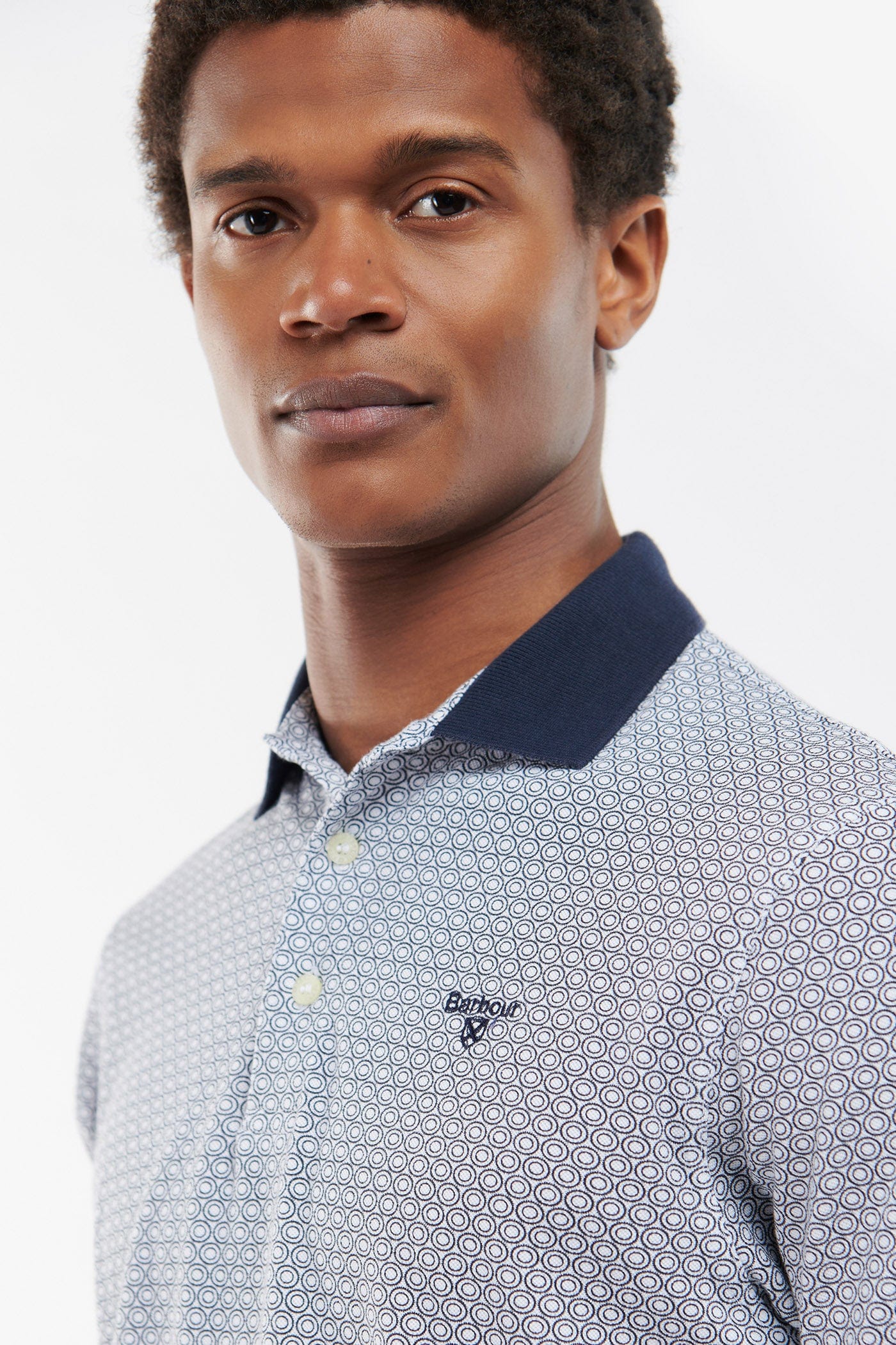 Barbour Gateside Polo - Blue/White