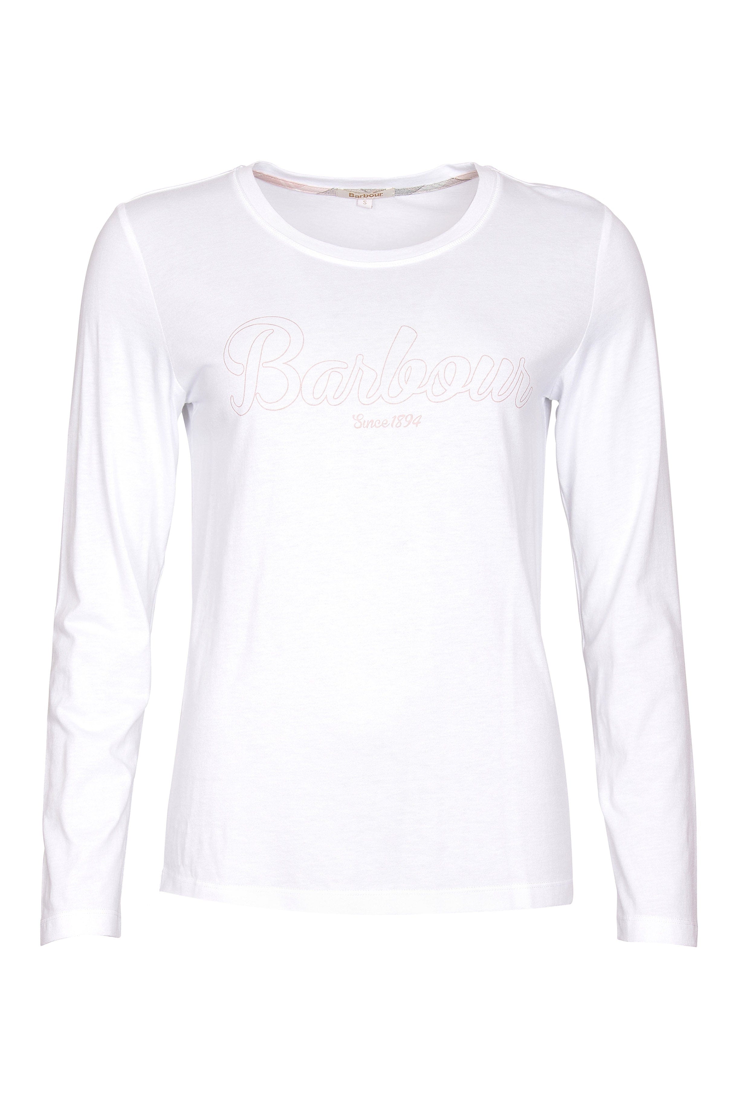 Barbour Ginny Long Sleeve T-Shirt - White