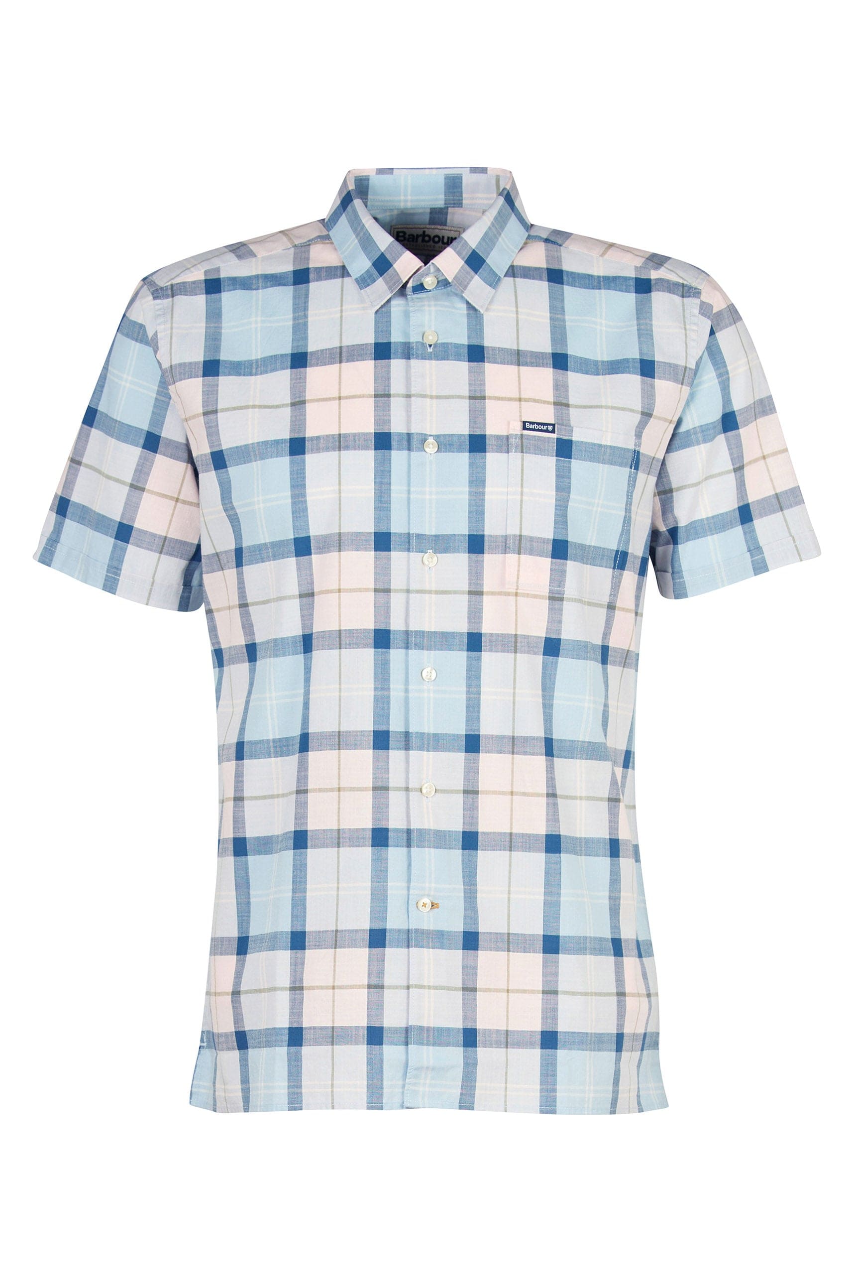 Barbour Gordon Short Sleeve Shirt - Pink Salt Tartan