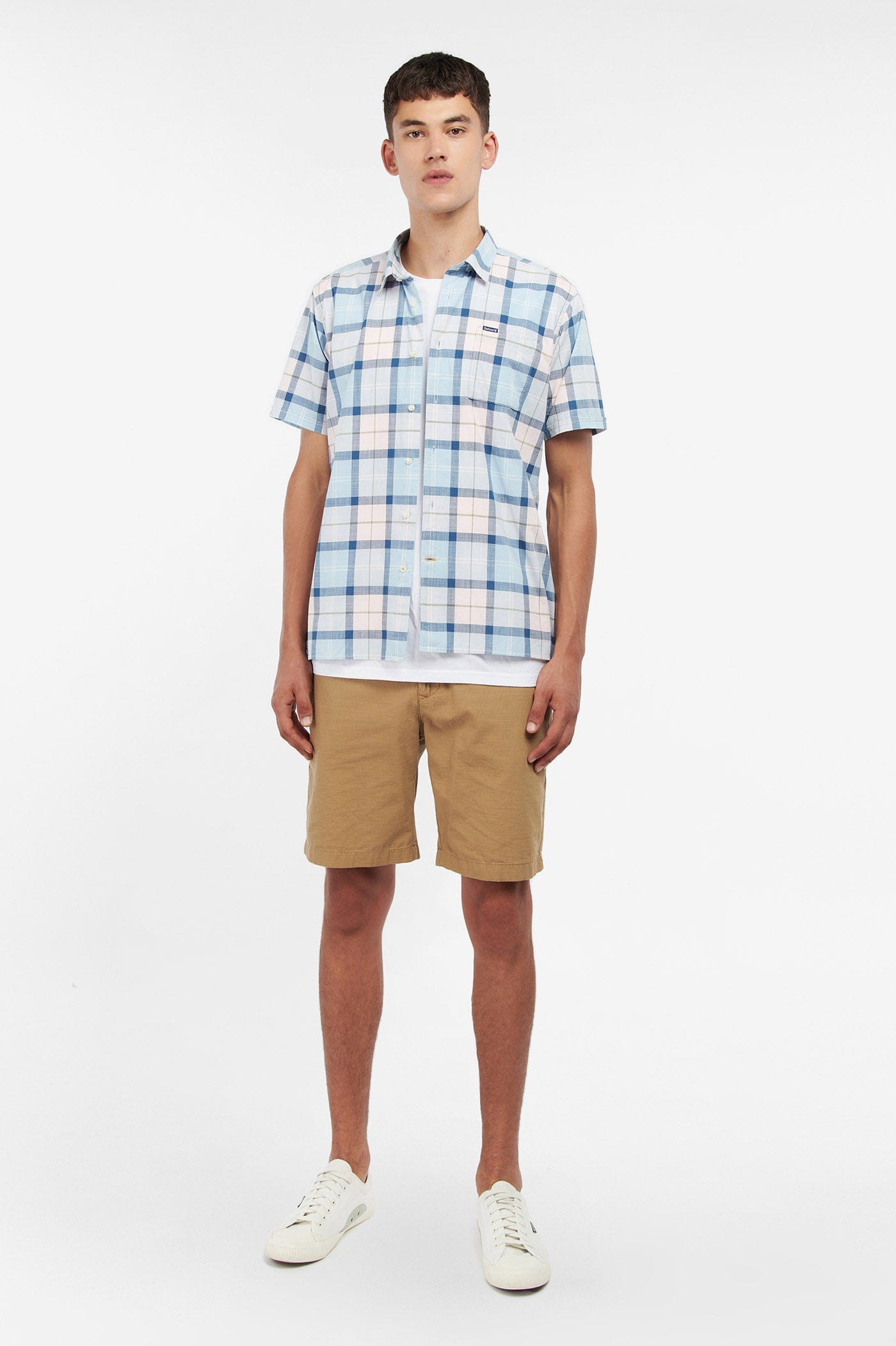 Barbour Gordon Short Sleeve Shirt - Pink Salt Tartan