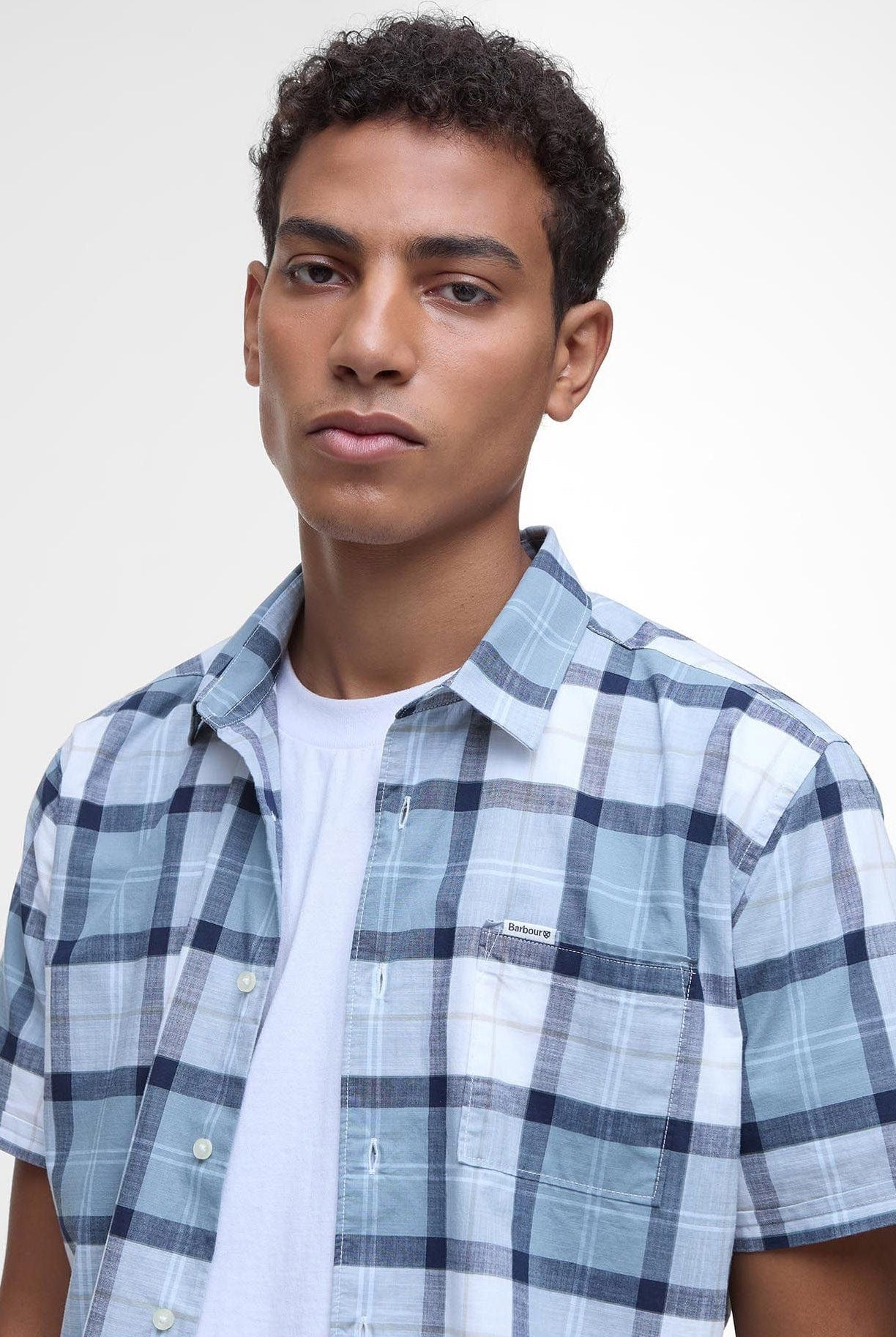 Barbour Gordon Tailored Fit Short Sleeve Shirt - Northshore Tartan