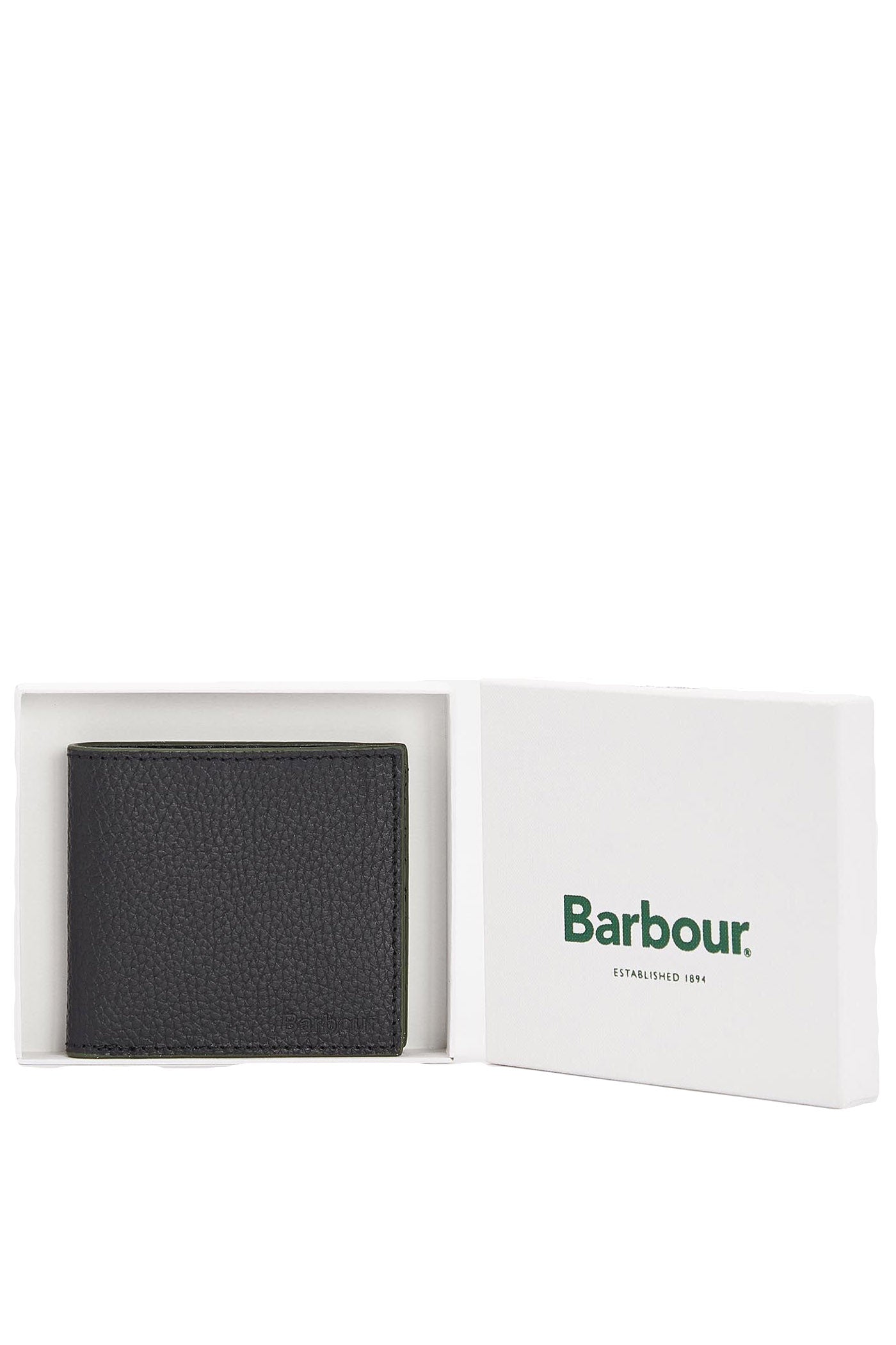 Barbour Grain Leather Billfold Wallet - Black MLG0021_BK11_OS