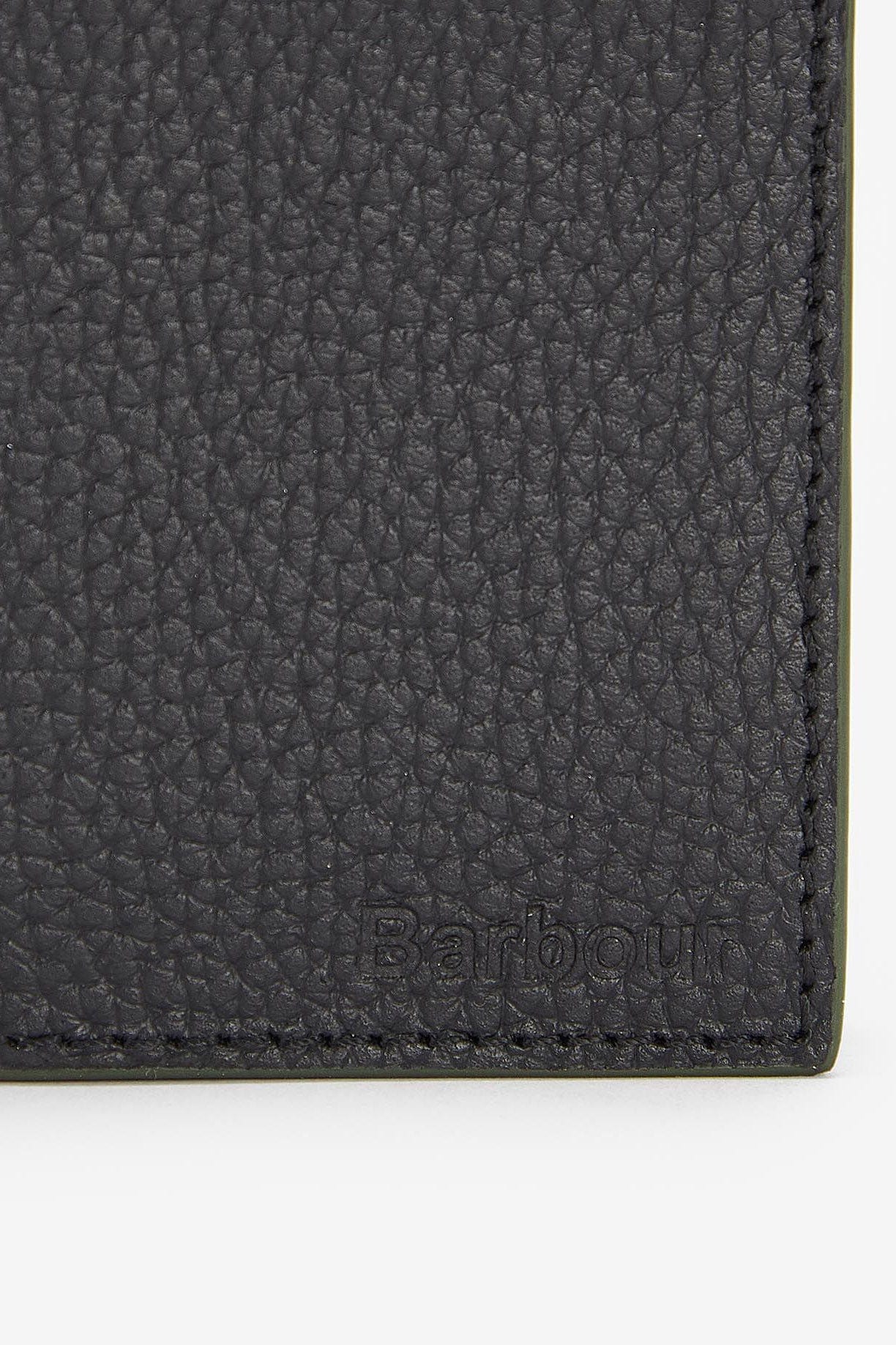 Barbour Grain Leather Billfold Wallet - Black MLG0021_BK11_OS