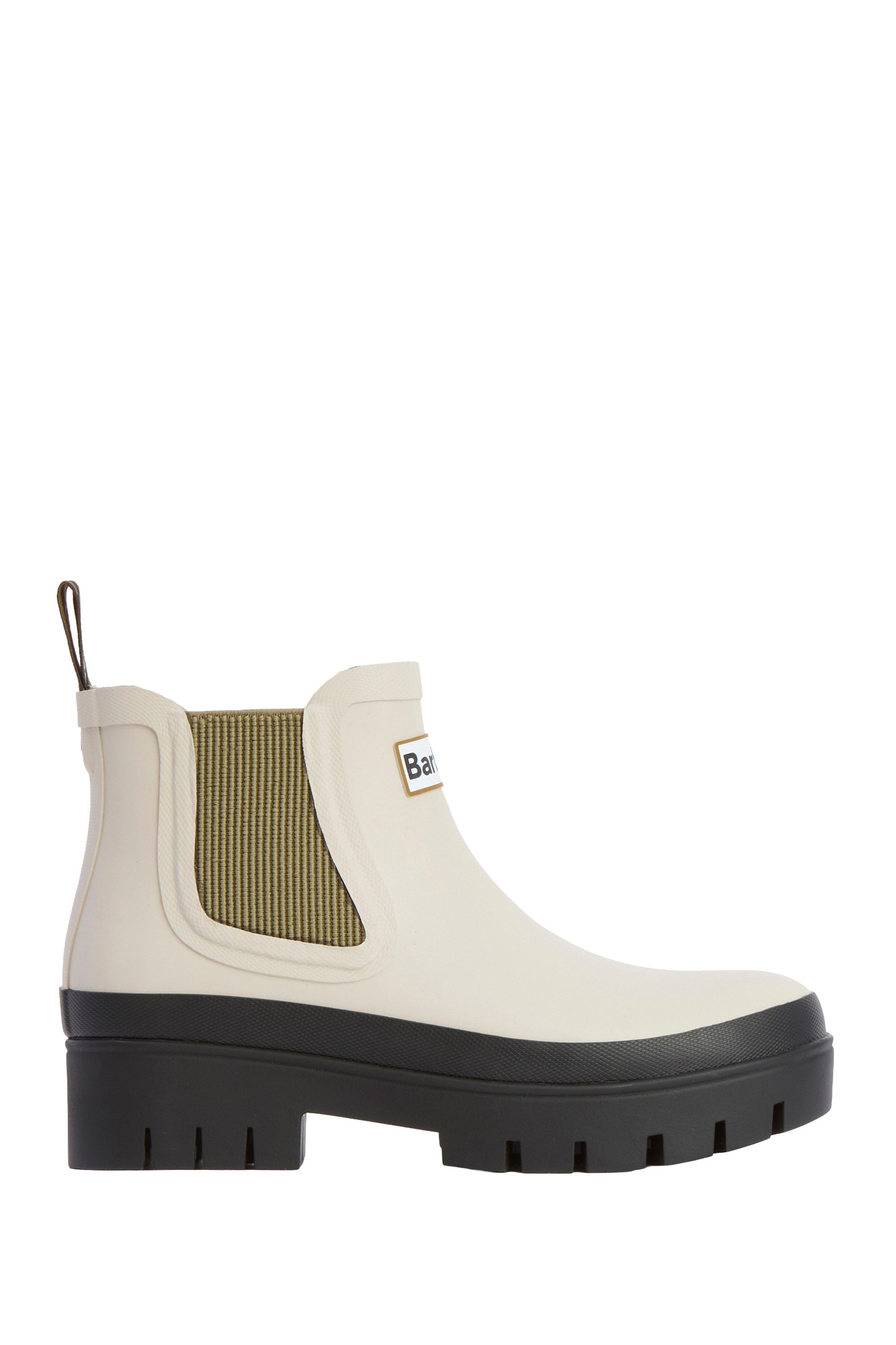 Barbour Halton Wellington Boots - Light Oak/Bleached Olive