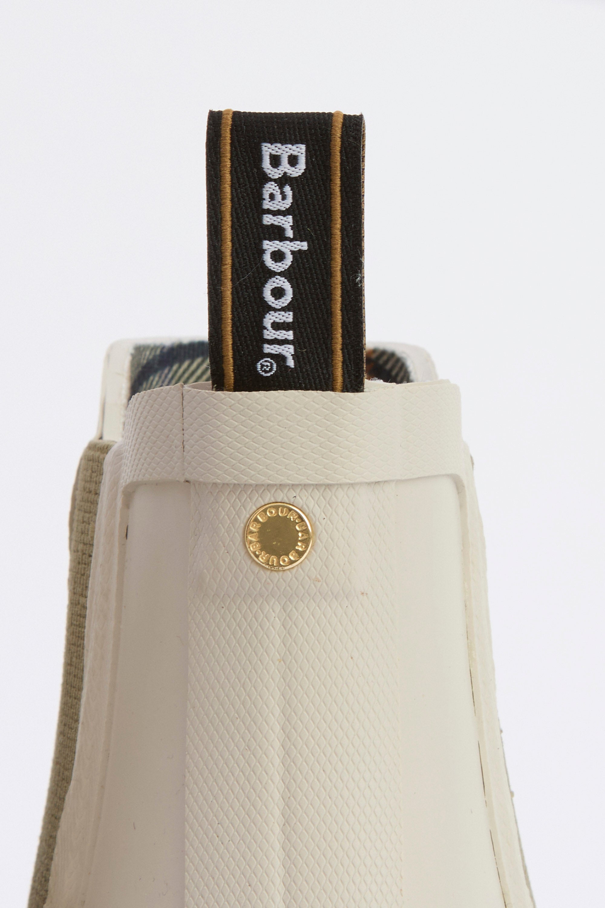 Barbour Halton Wellington Boots - Light Oak/Bleached Olive