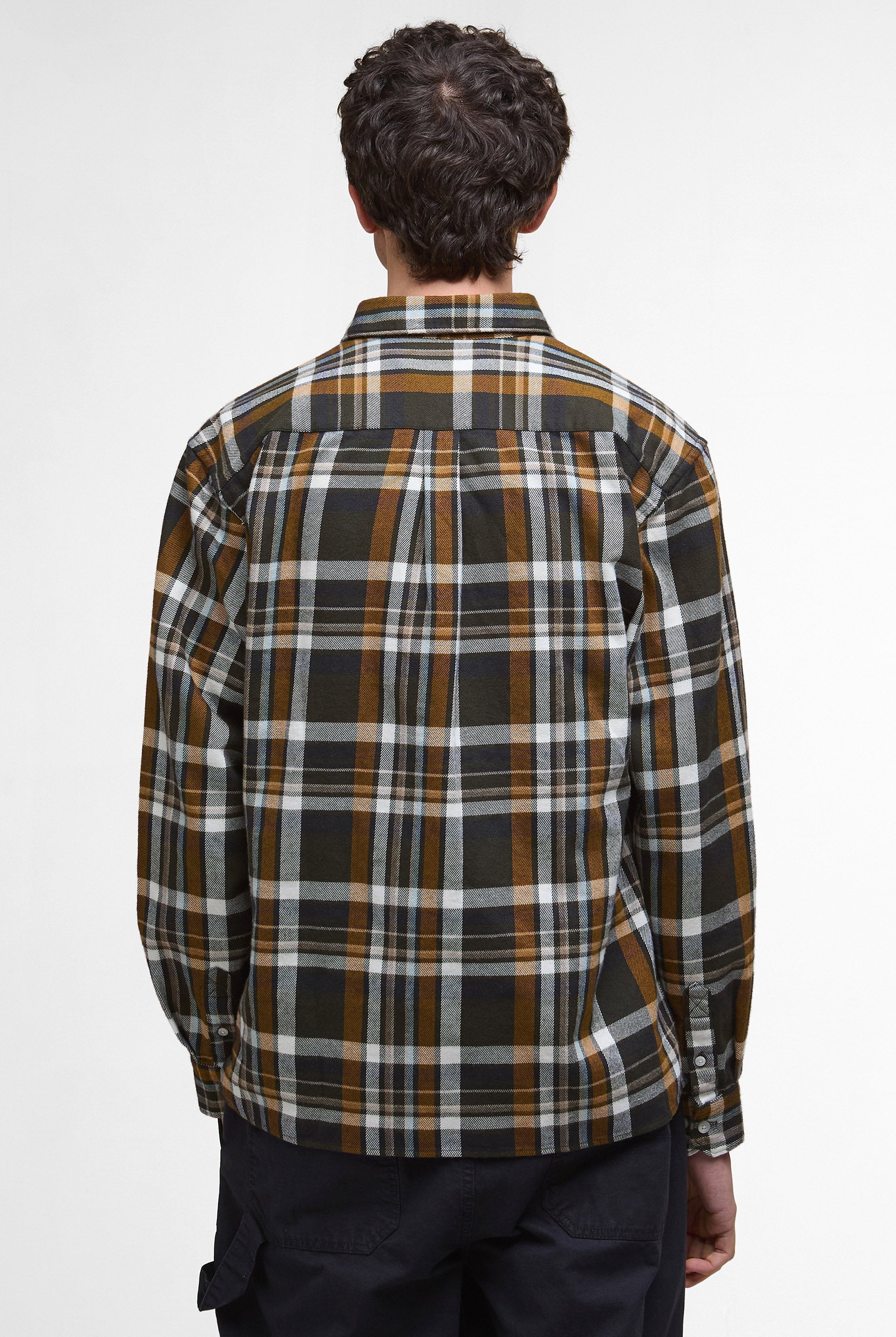 Barbour Hanley Check Relaxed Fit Shirt - Olive