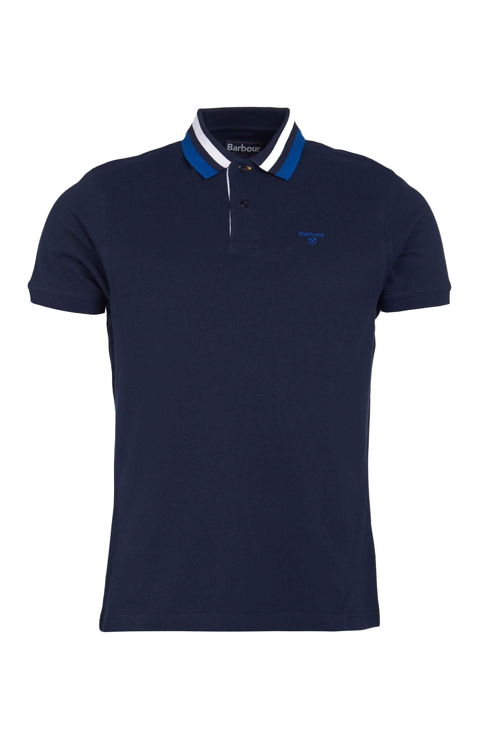 Barbour Hawkeswater Tipped Polo Shirt - Navy