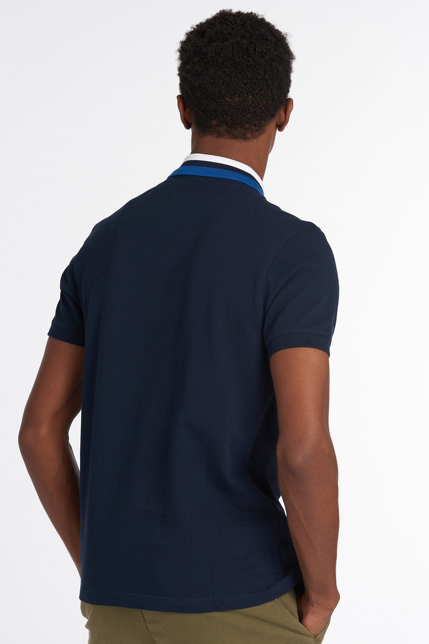 Barbour Hawkeswater Tipped Polo Shirt - Navy