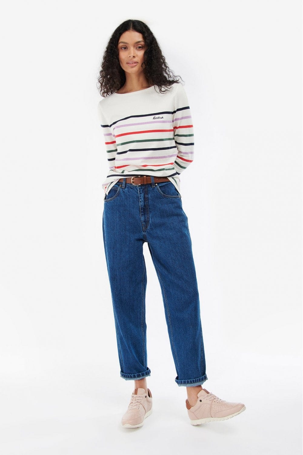 Barbour Hawkins Top - Cloud Multi Stripe